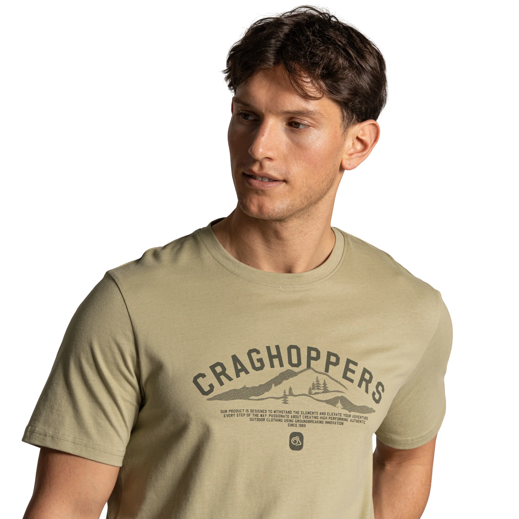 Craghoppers Men's Lucent II Organic Cotton Short Sleeve Tee (Bayleaf) - Image 3