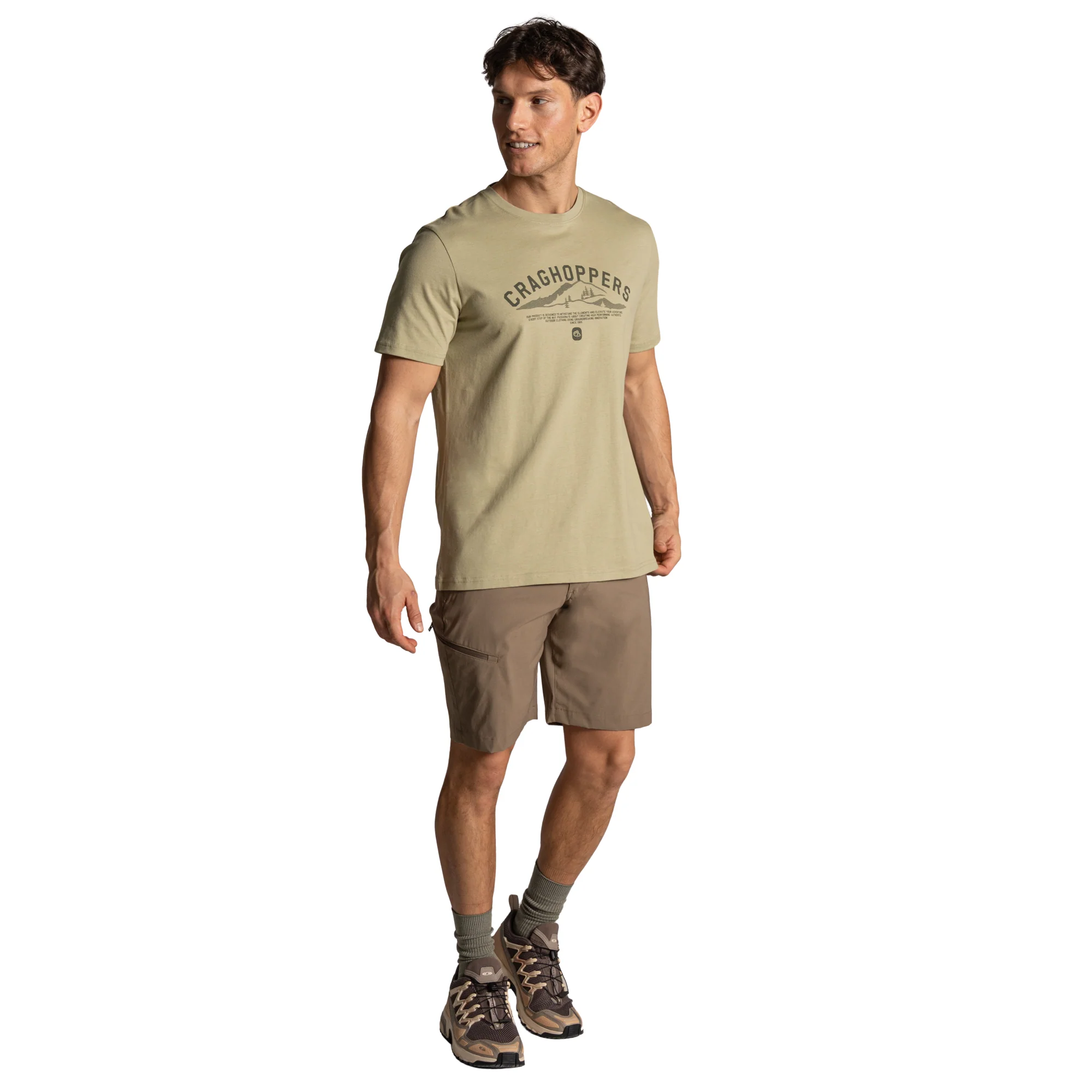 Craghoppers Men's Lucent II Organic Cotton Short Sleeve Tee (Bayleaf) - Image 4