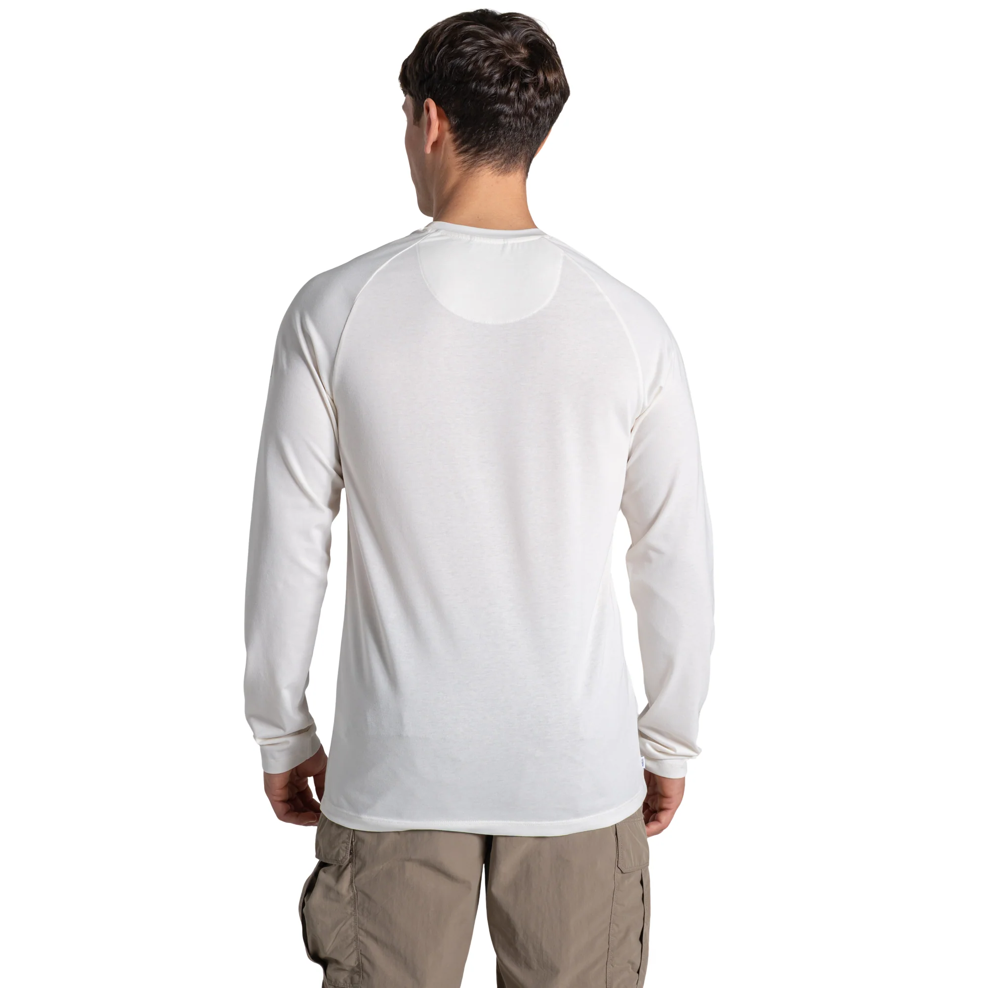 Craghoppers Men's Nosilife Nour Long Sleeve Technical Tee (Sail White) - Image 2