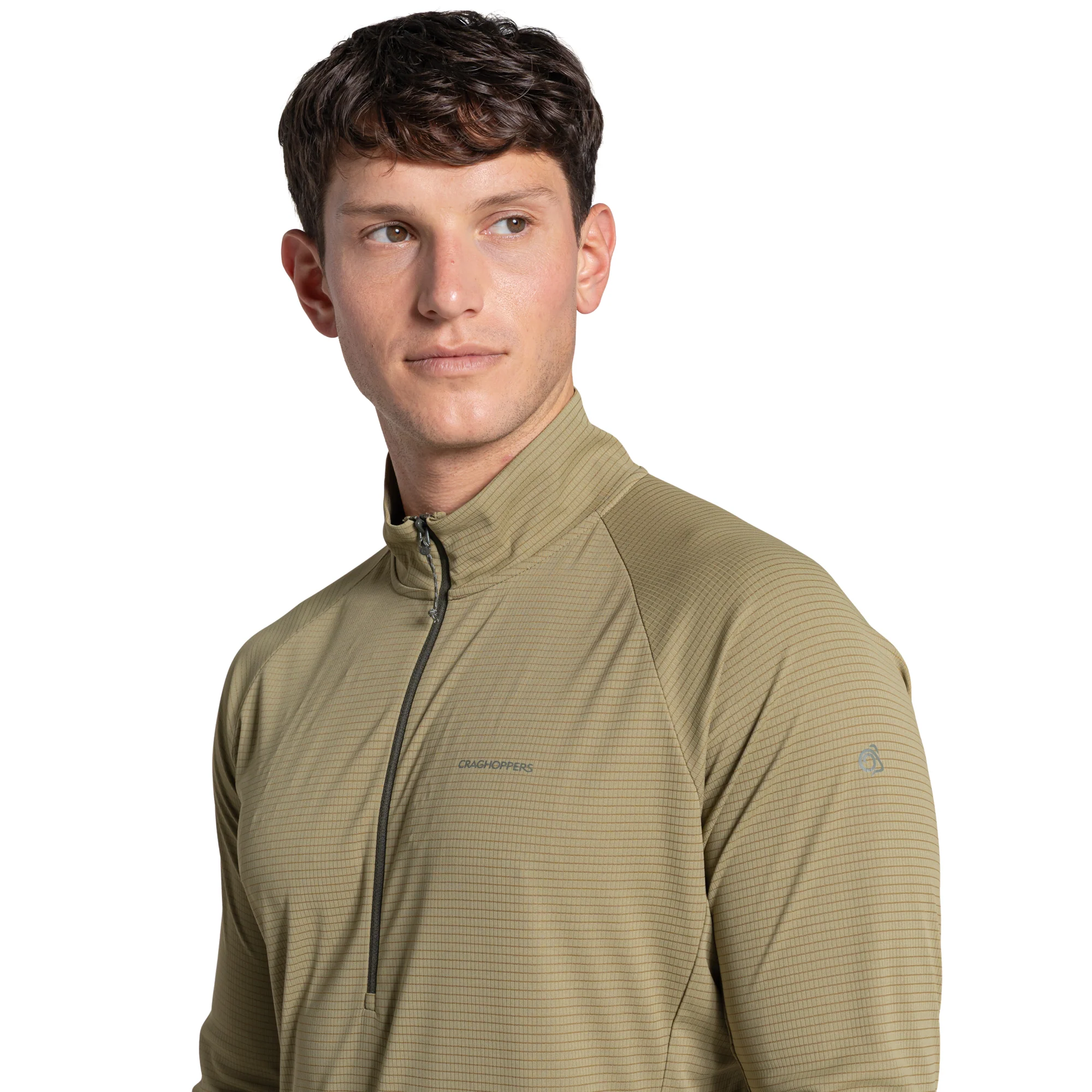 Craghoppers Men's Nosilife SolarShield+ UPF50 Half Zip Technical Top (Cardamon) - Image 4