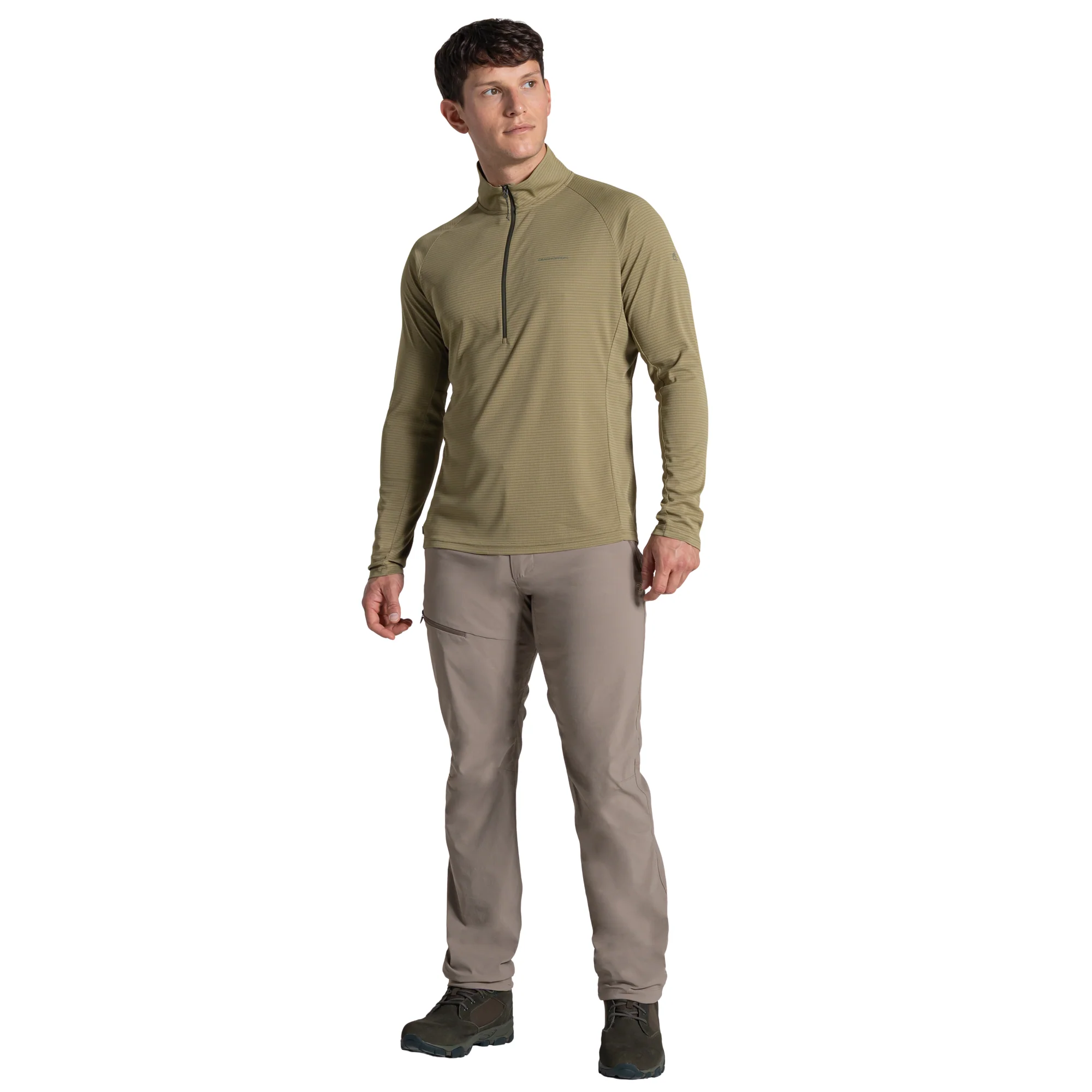 Craghoppers Men's Nosilife SolarShield+ UPF50 Half Zip Technical Top (Cardamon) - Image 5