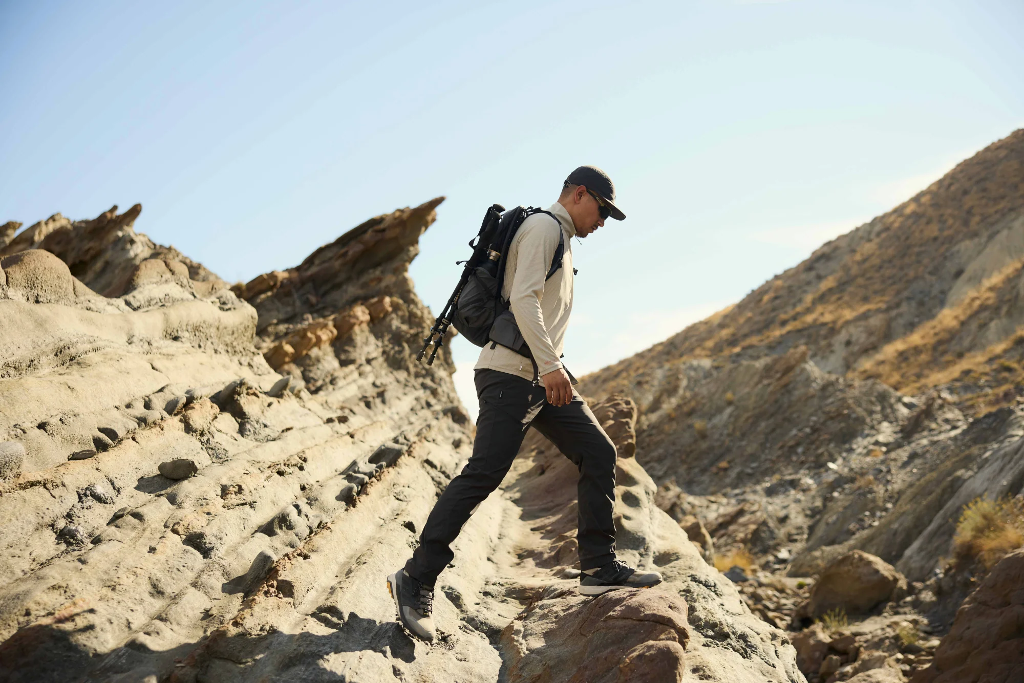 Craghoppers Men's Nosilife SolarShield+ UPF50 Half Zip Technical Top (Parchment) - Image 11
