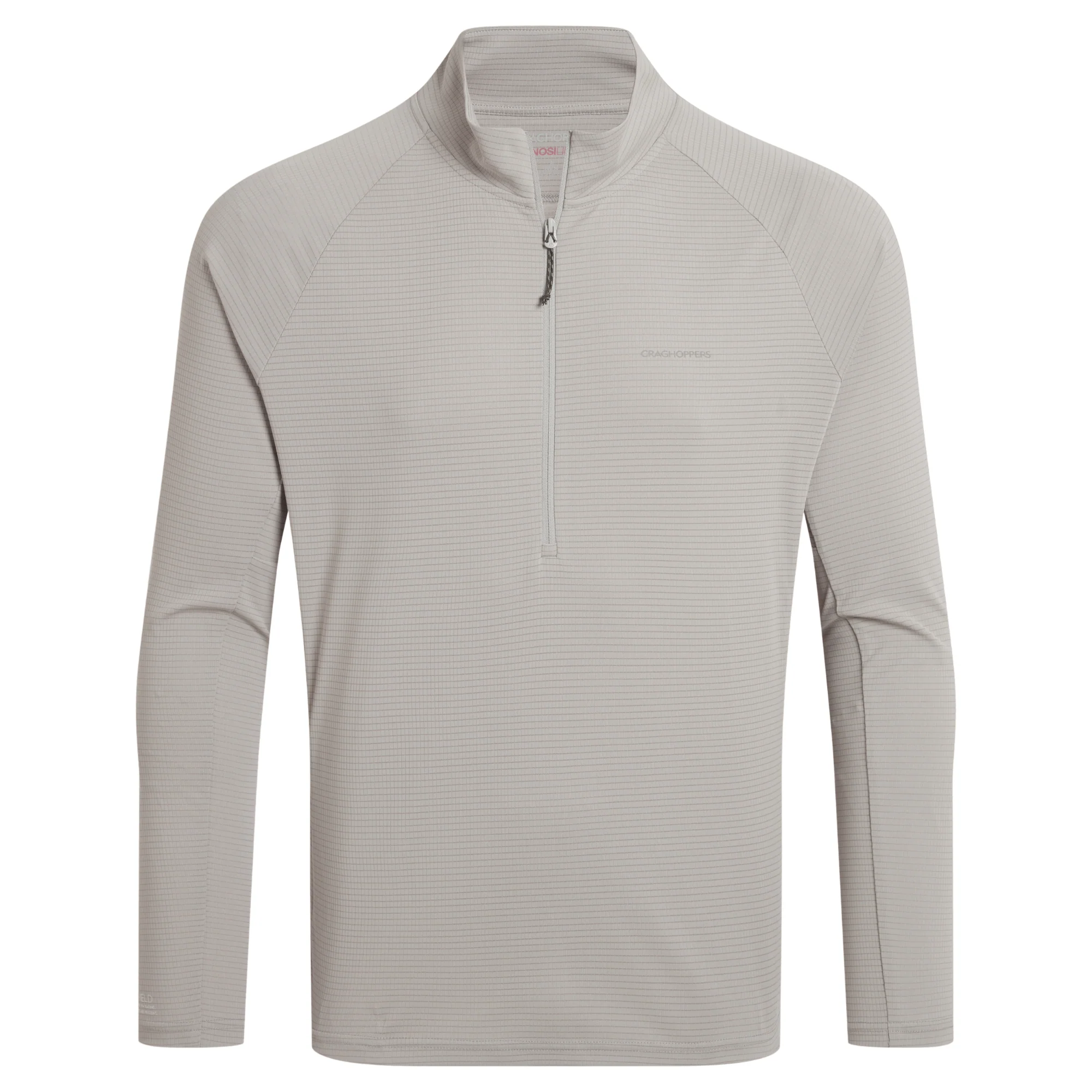 Craghoppers Men's Nosilife SolarShield+ UPF50 Half Zip Technical Top (Parchment) - Image 6