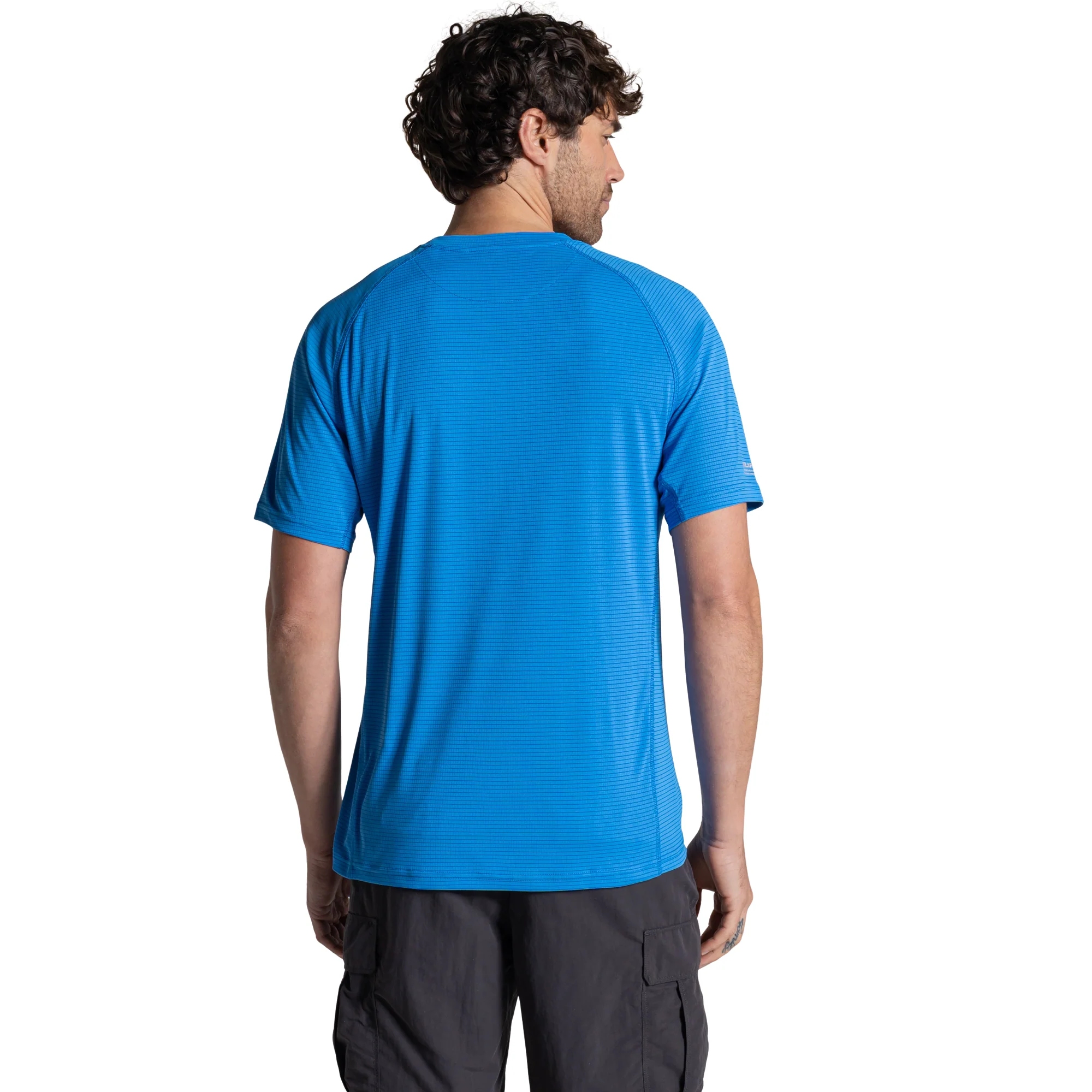 Craghoppers Men's Nosilife SolarShield+ UPF50 Short Sleeve Technical Tee (Azure Sky) - Image 2