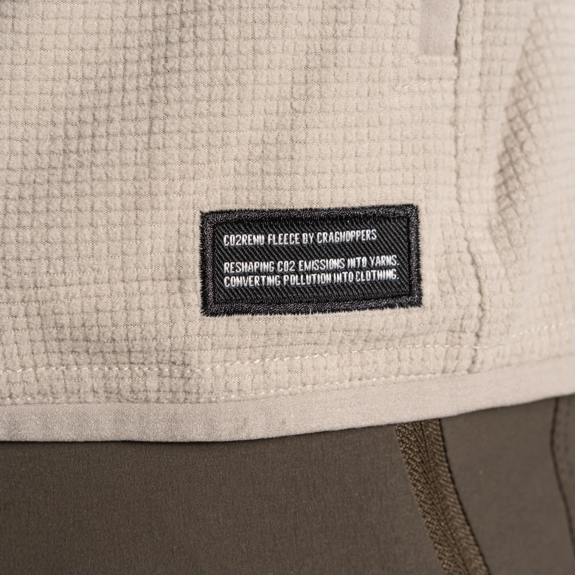 Craghoppers Men's Nosilife Spry II UPF50 Full Zip Fleece (Parchment) - Image 4