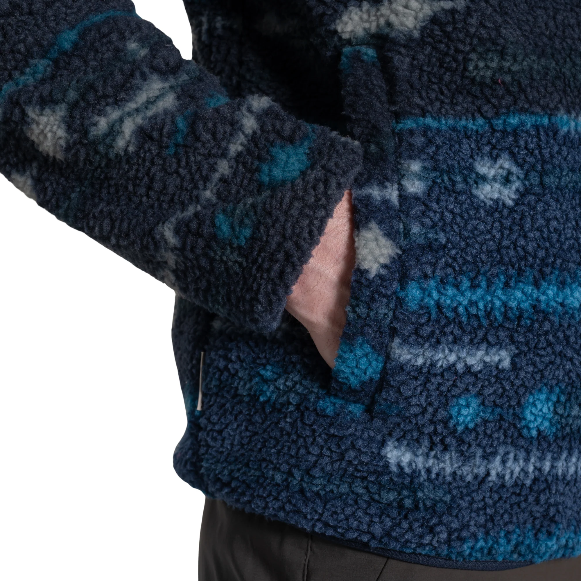 Craghoppers Men’s Rawthey National Trust Half Zip Fleece Top (Blue Navy) - Image 4