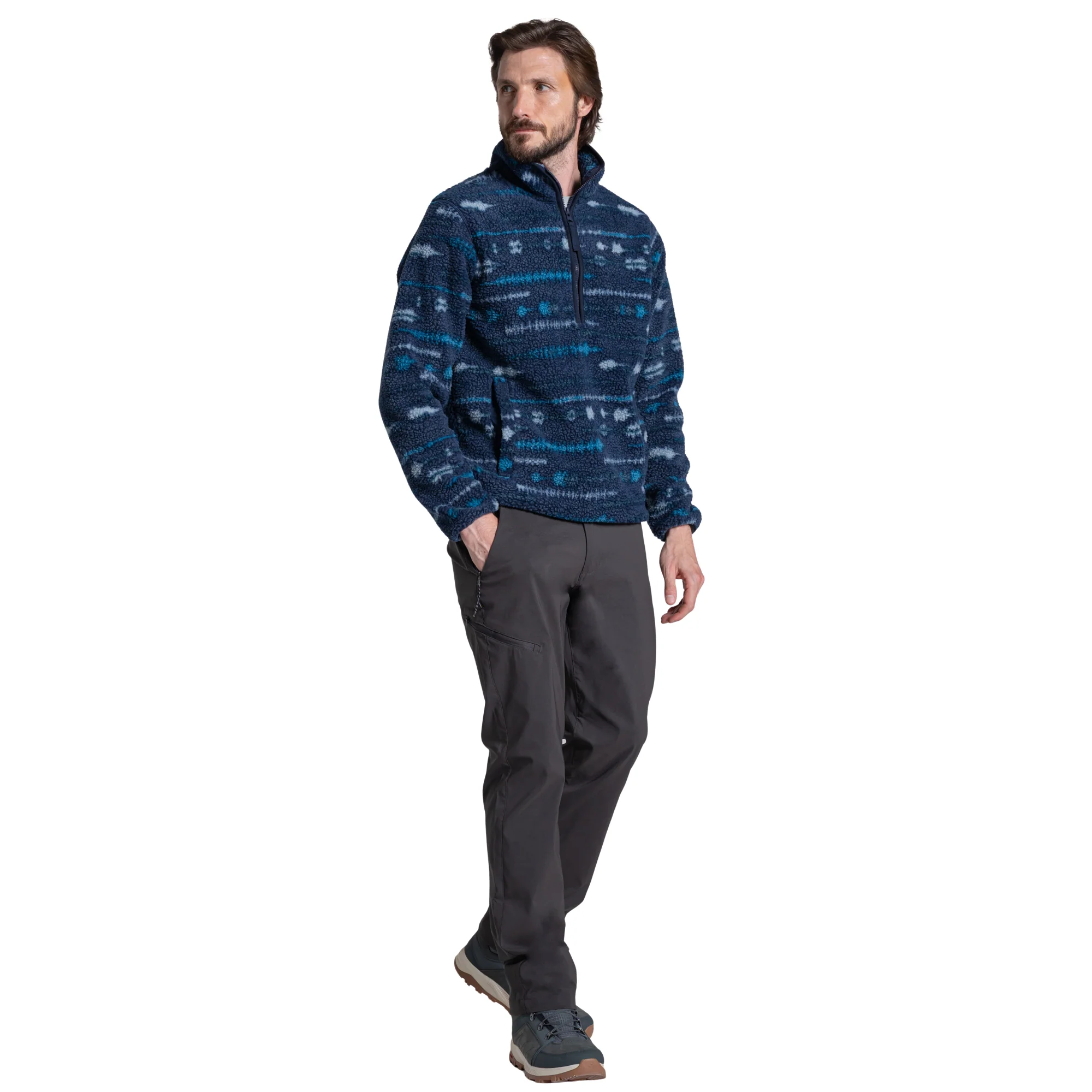 Craghoppers Men’s Rawthey National Trust Half Zip Fleece Top (Blue Navy) - Image 6