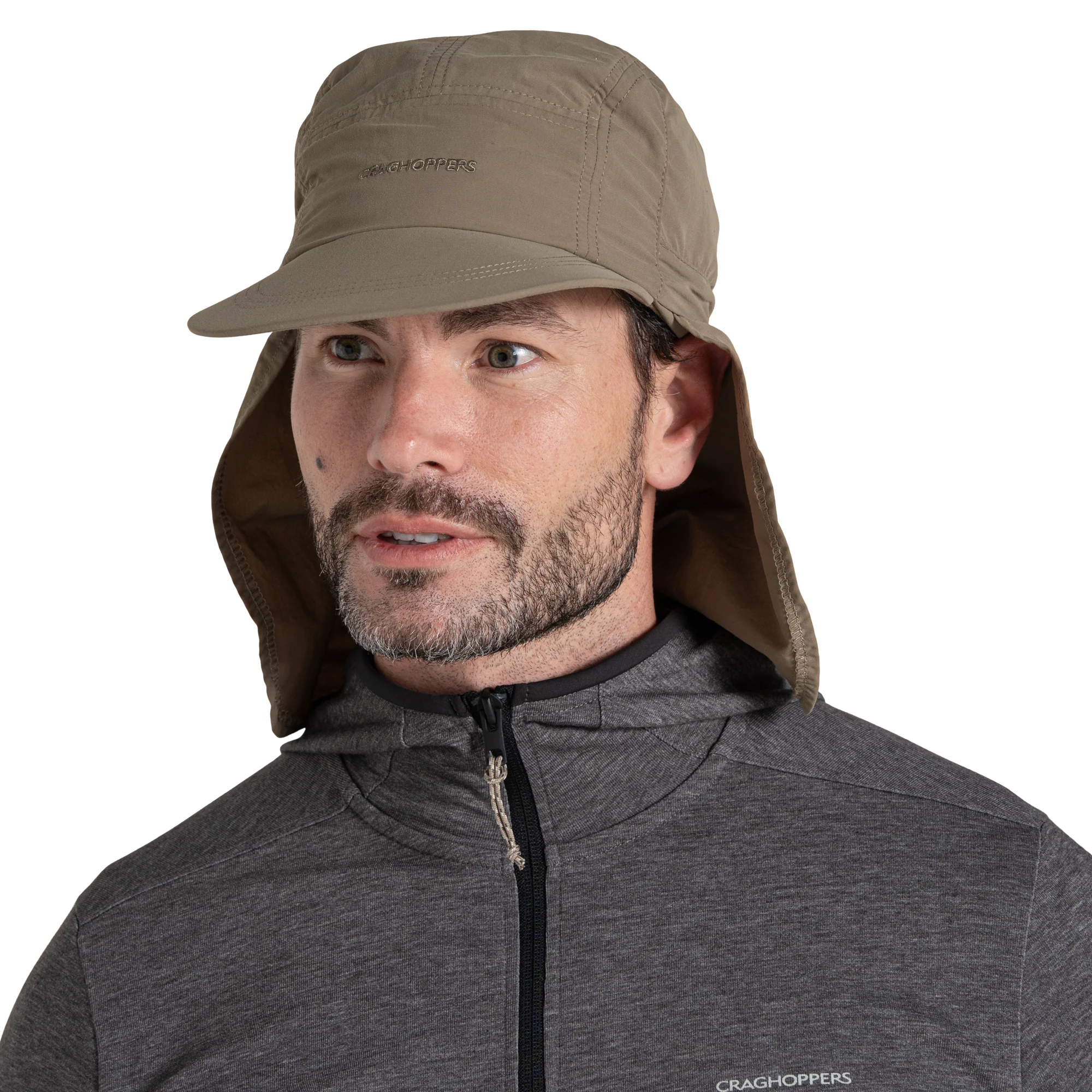 Craghoppers Unisex Nosilife Desert III Sun Hat (Pebble) - Image 5