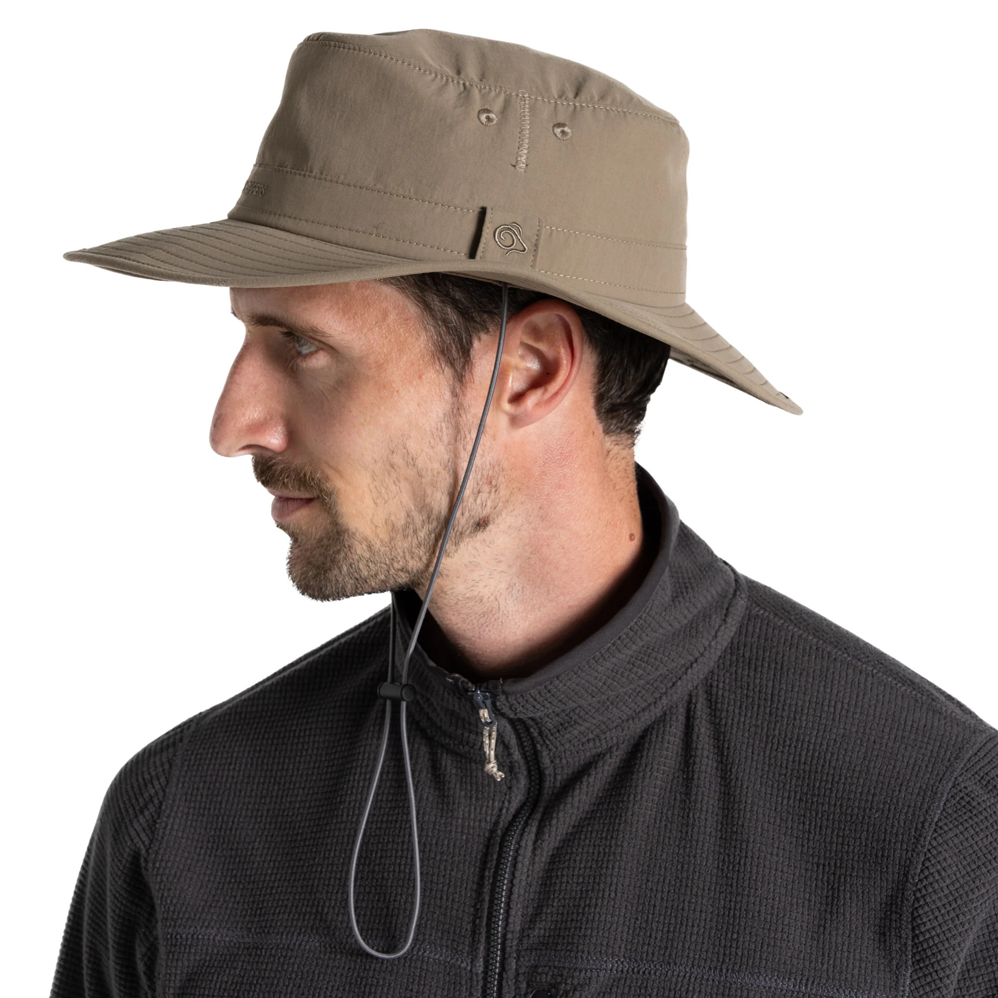 Craghoppers Unisex NosiLife Outback II Sun Hat (Pebble) - Image 4