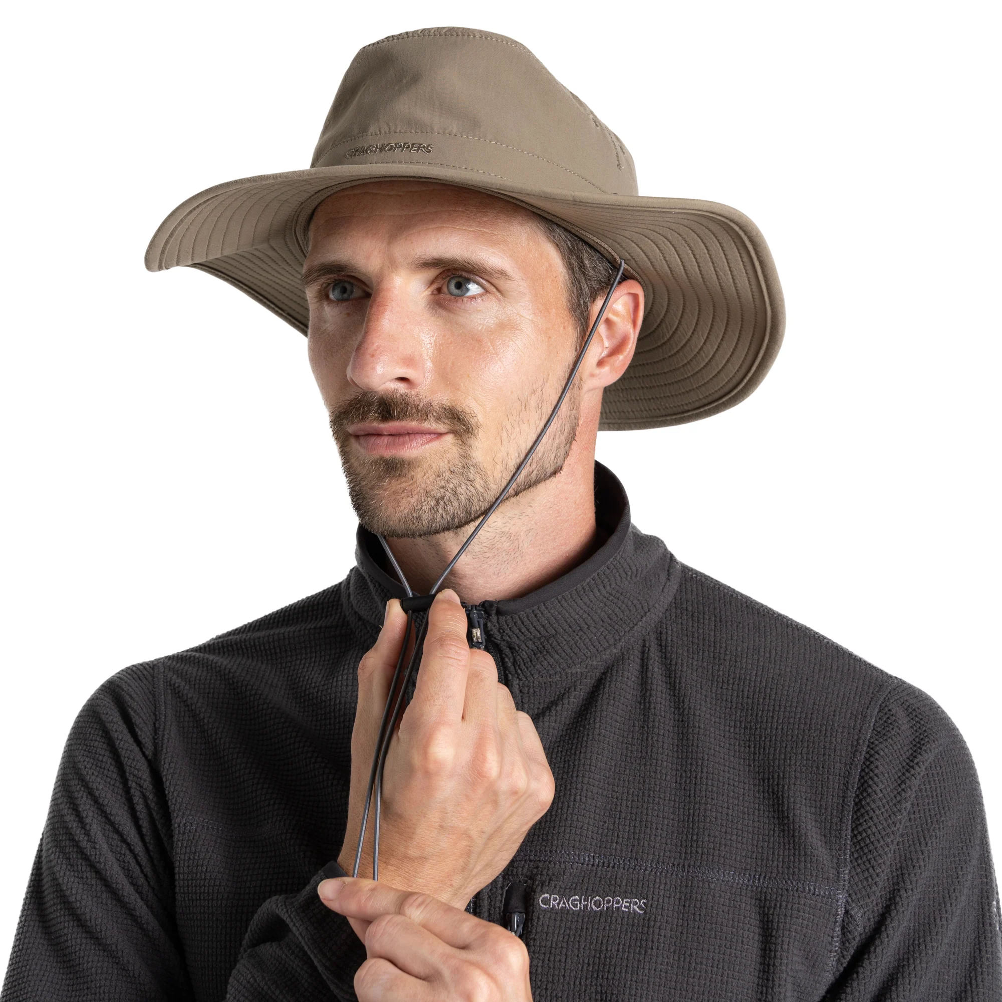 Craghoppers Unisex NosiLife Outback II Sun Hat (Pebble) - Image 6