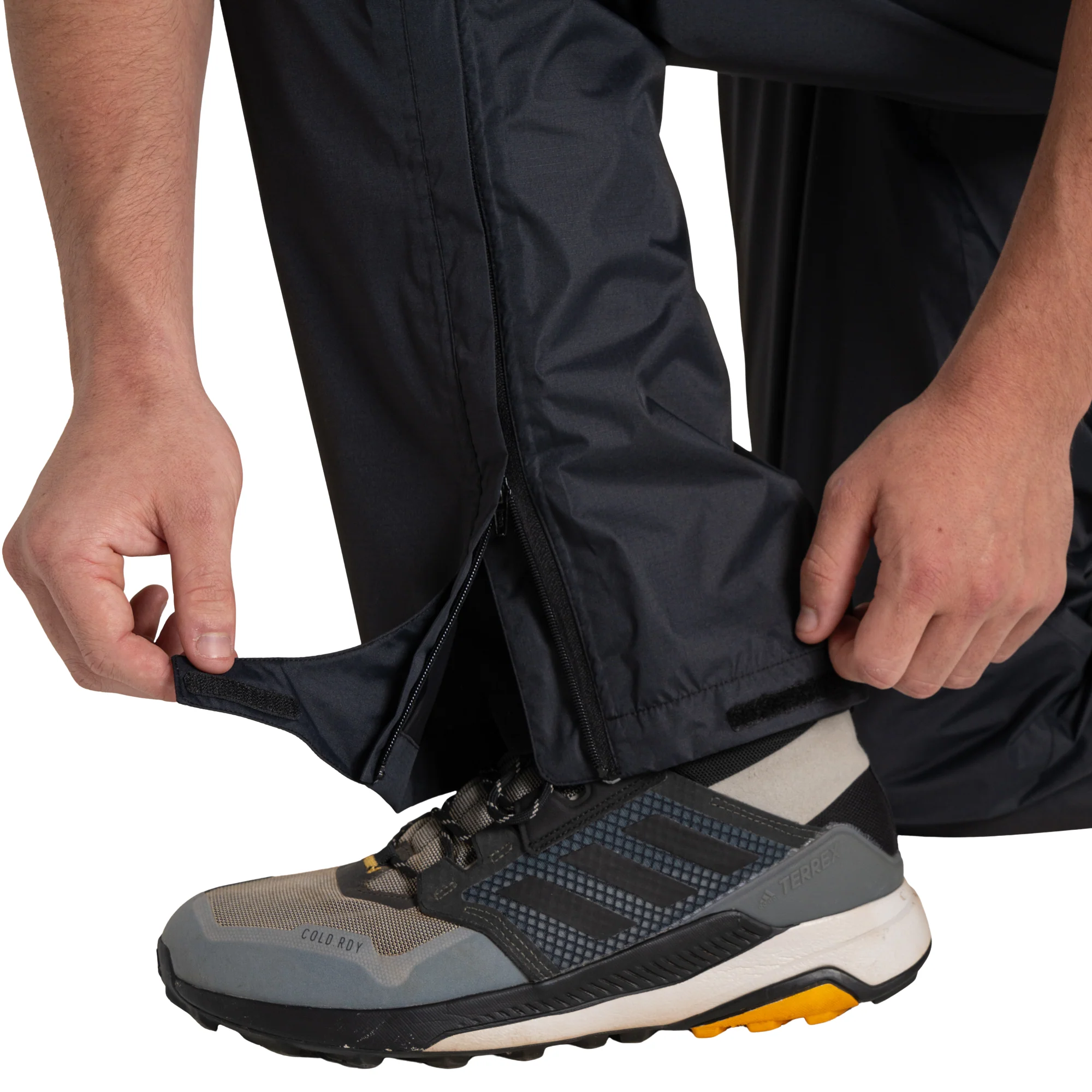 Craghoppers Unisex Ascent II Waterproof Overtrousers (Black) - Image 6