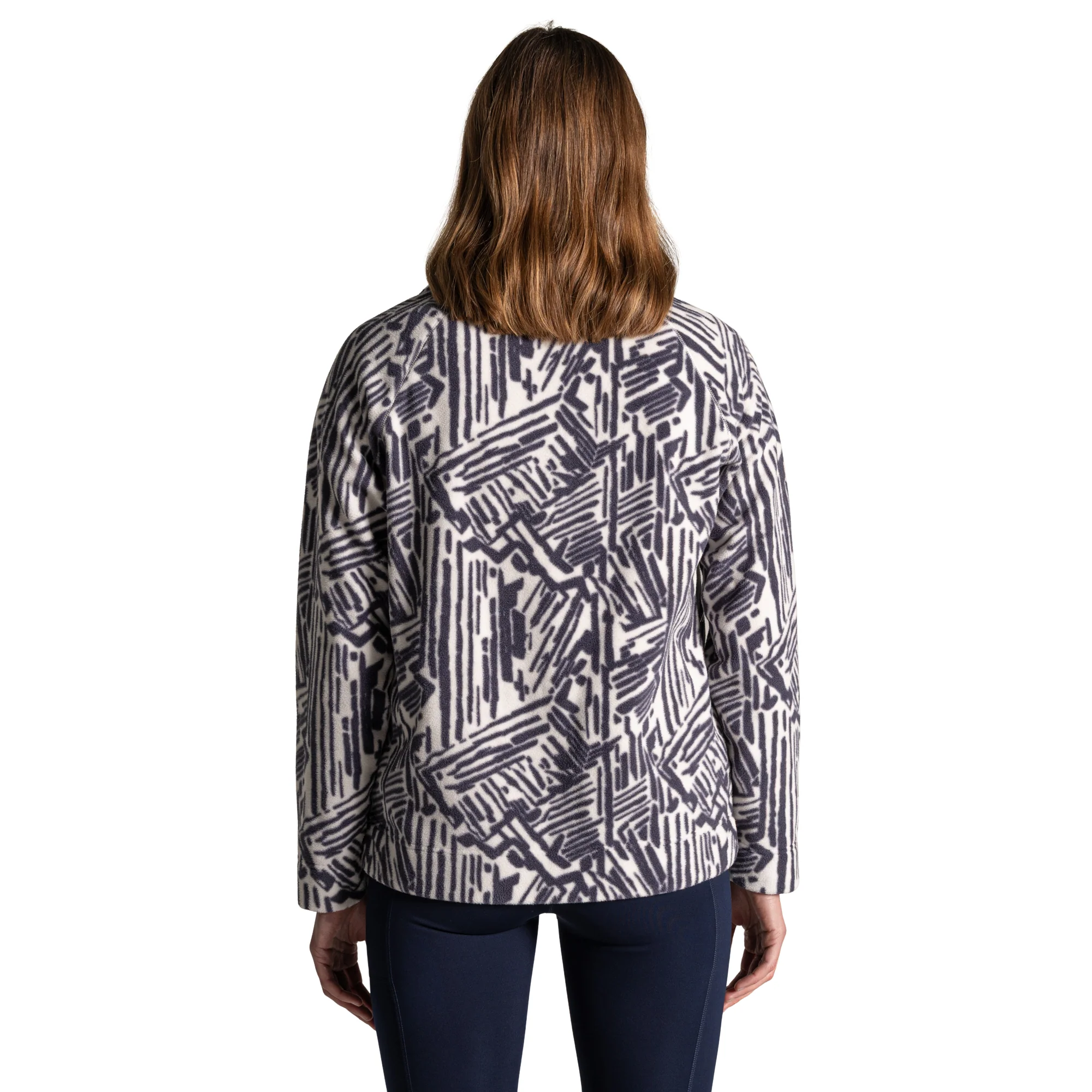 Craghoppers Women's Annjela Half Zip Fleece Top (Anthracite Print) - Image 2