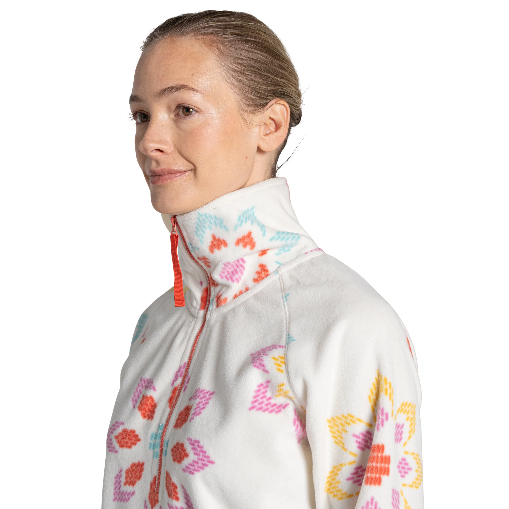Craghoppers Women's Annjela Half Zip Fleece Top (Floral Print) - Image 3
