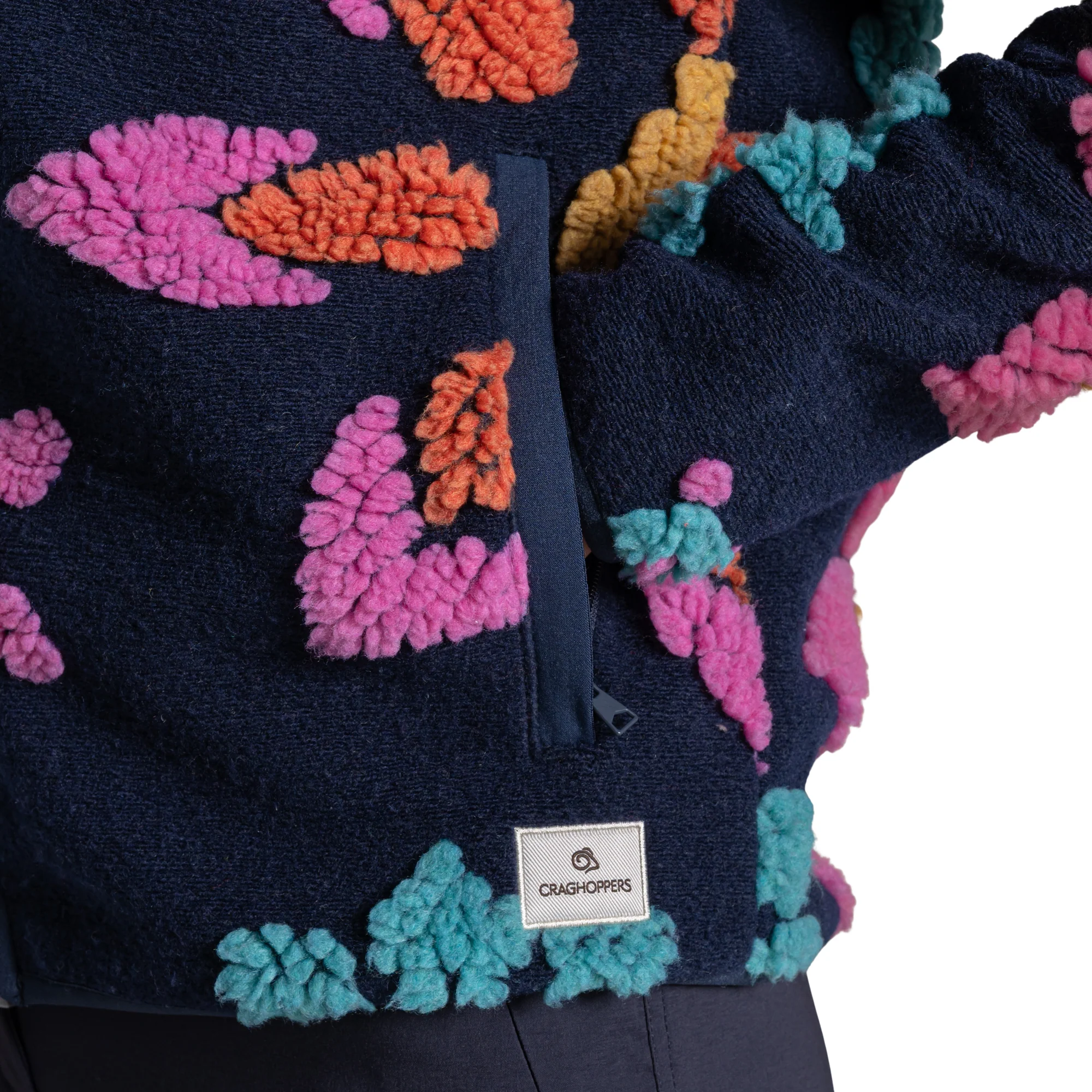 Craghoppers Women's Catalina Full Zip Fleece (Dark Sapphire Print) - Image 5