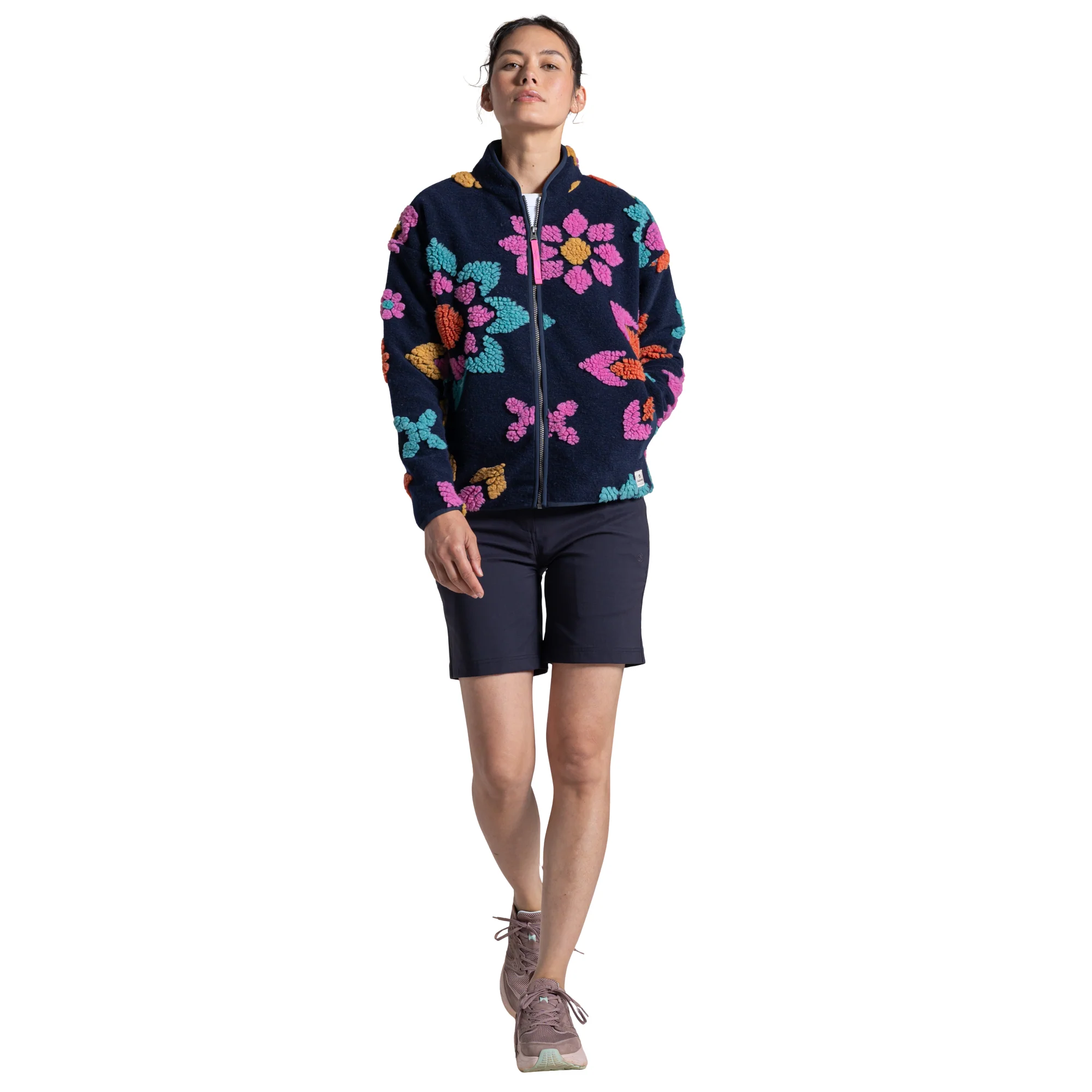 Craghoppers Women's Catalina Full Zip Fleece (Dark Sapphire Print) - Image 8