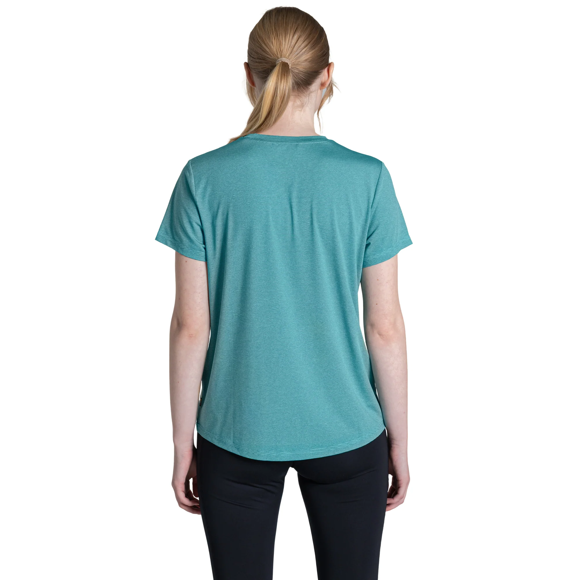 Craghoppers Women's Ellie II Short Sleeve UPF50 Technical Tee (Glazed Aqua) - Image 2