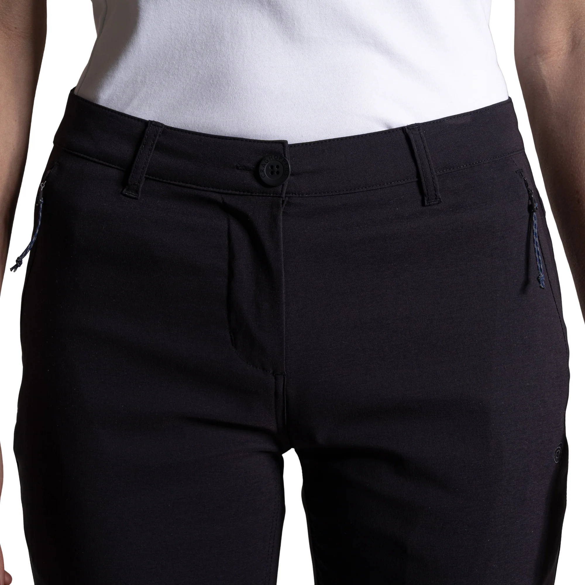 Craghoppers Women's Kiwi Pro III UPF50 Cropped Trousers (Dark Navy) - Image 4