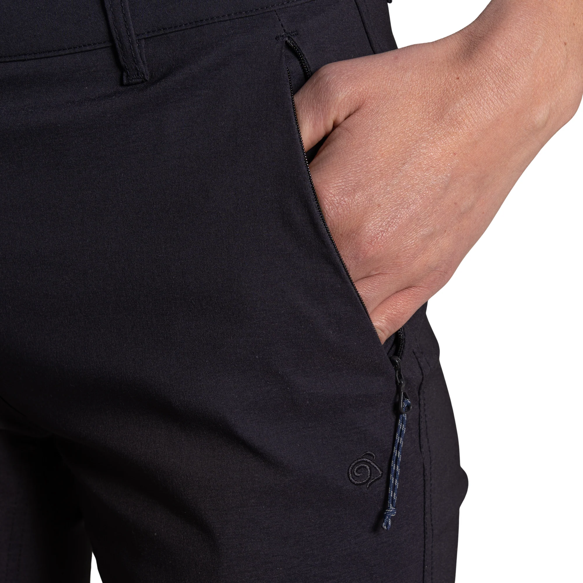 Craghoppers Women's Kiwi Pro III UPF50 Cropped Trousers (Dark Navy) - Image 5