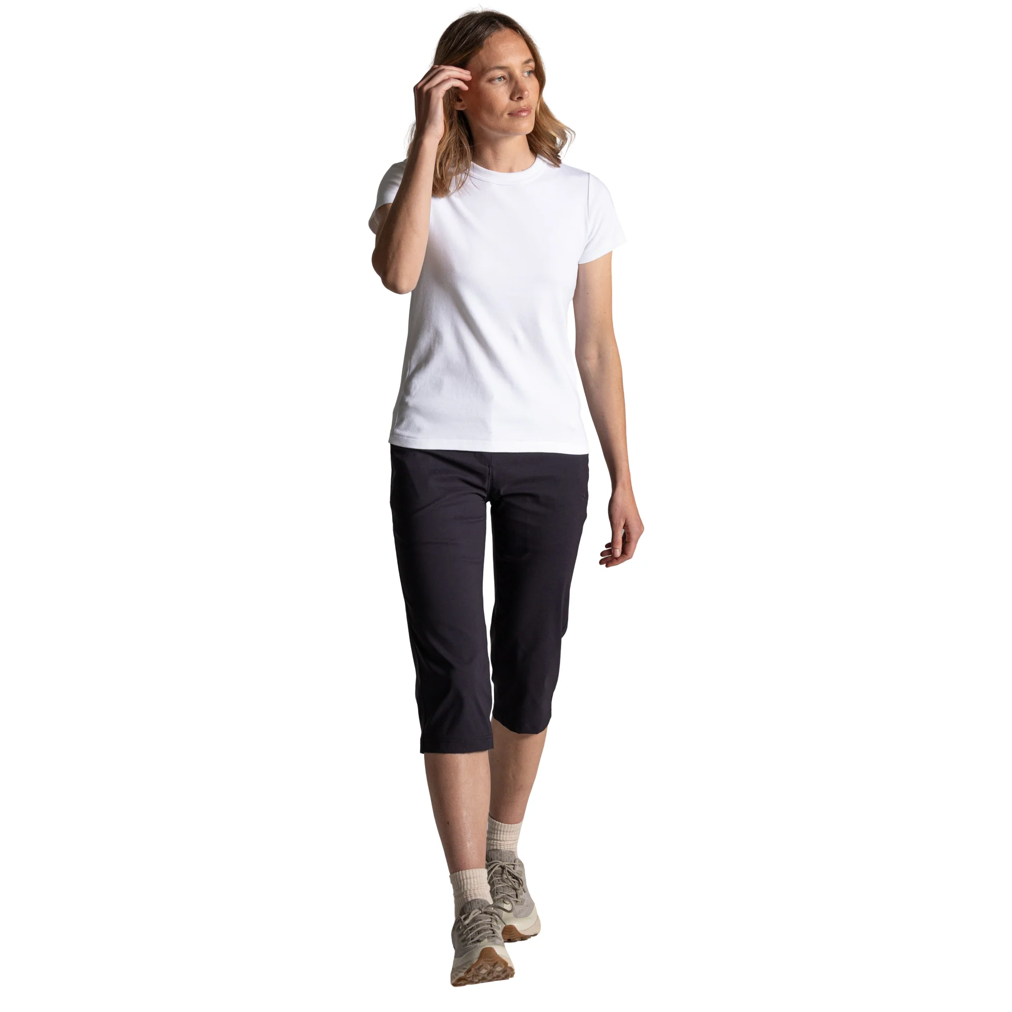 Craghoppers Women's Kiwi Pro III UPF50 Cropped Trousers (Dark Navy) - Image 8