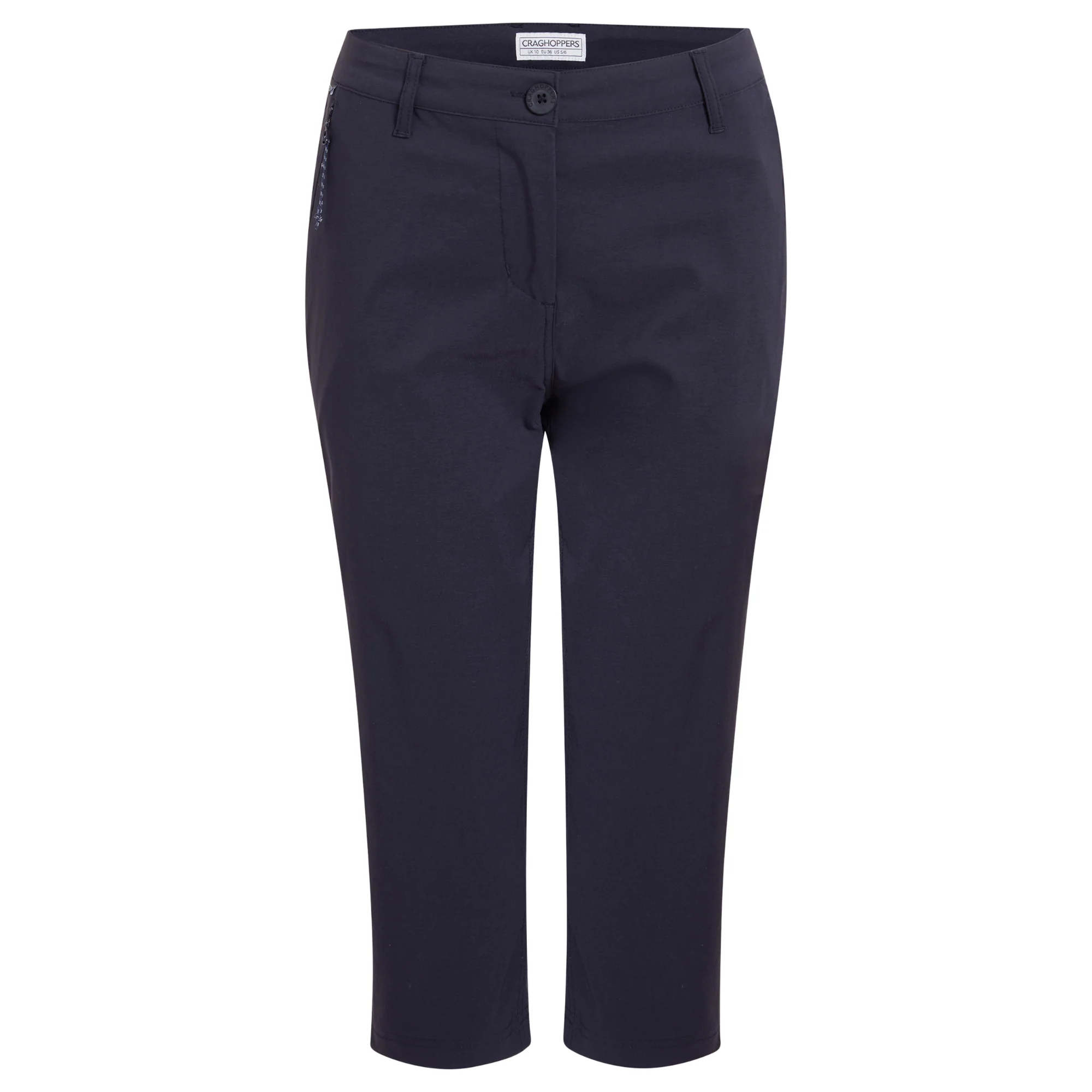 Craghoppers Women's Kiwi Pro III UPF50 Cropped Trousers (Dark Navy) - Image 9
