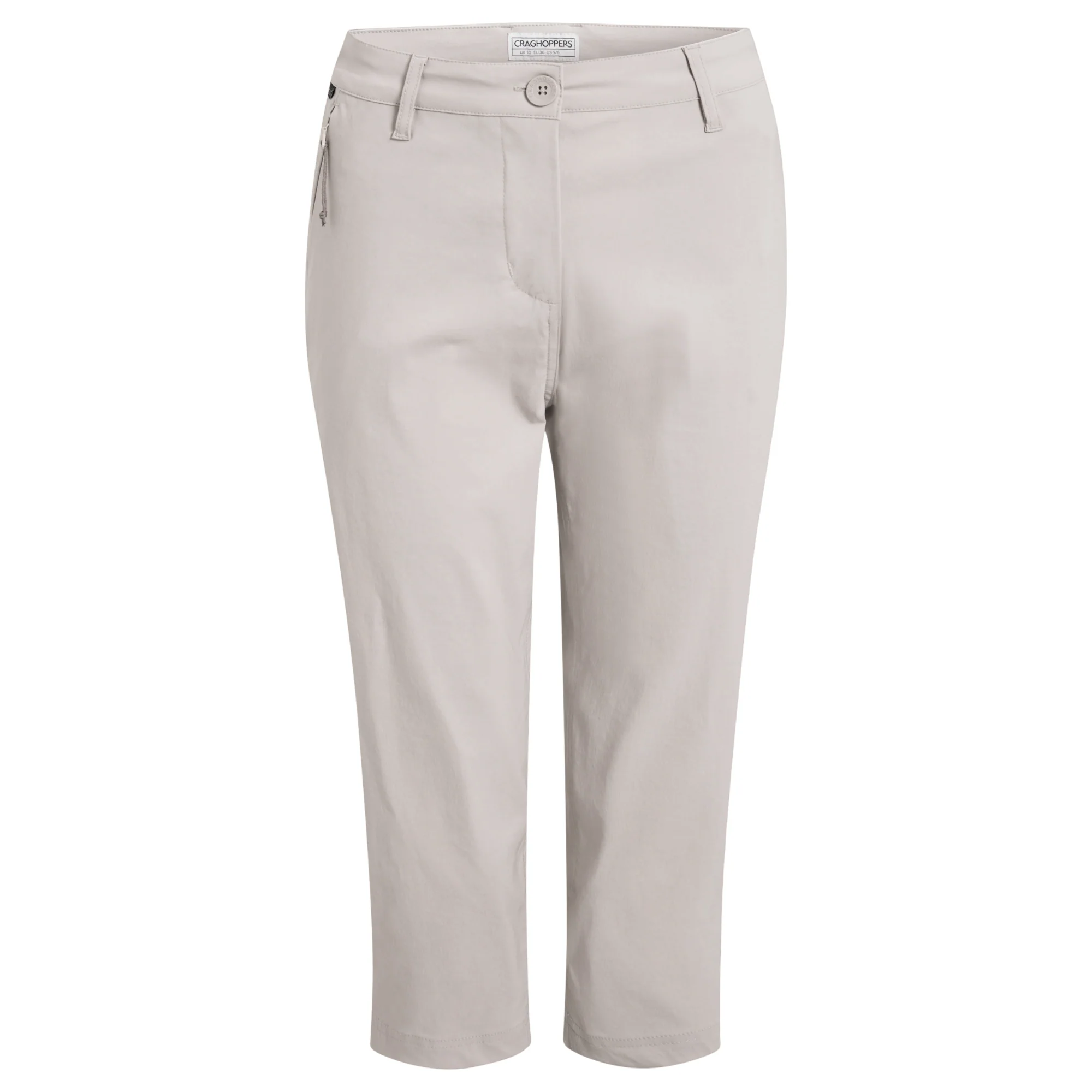 Craghoppers Women's Kiwi Pro III UPF50 Cropped Trousers (Oyster) - Image 8