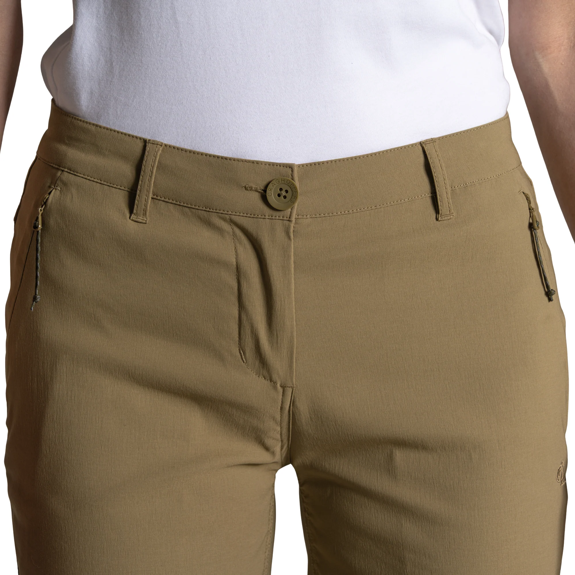 Craghoppers Women's Kiwi Pro III UPF50 Shorts (Cardamon)(7in) - Image 4