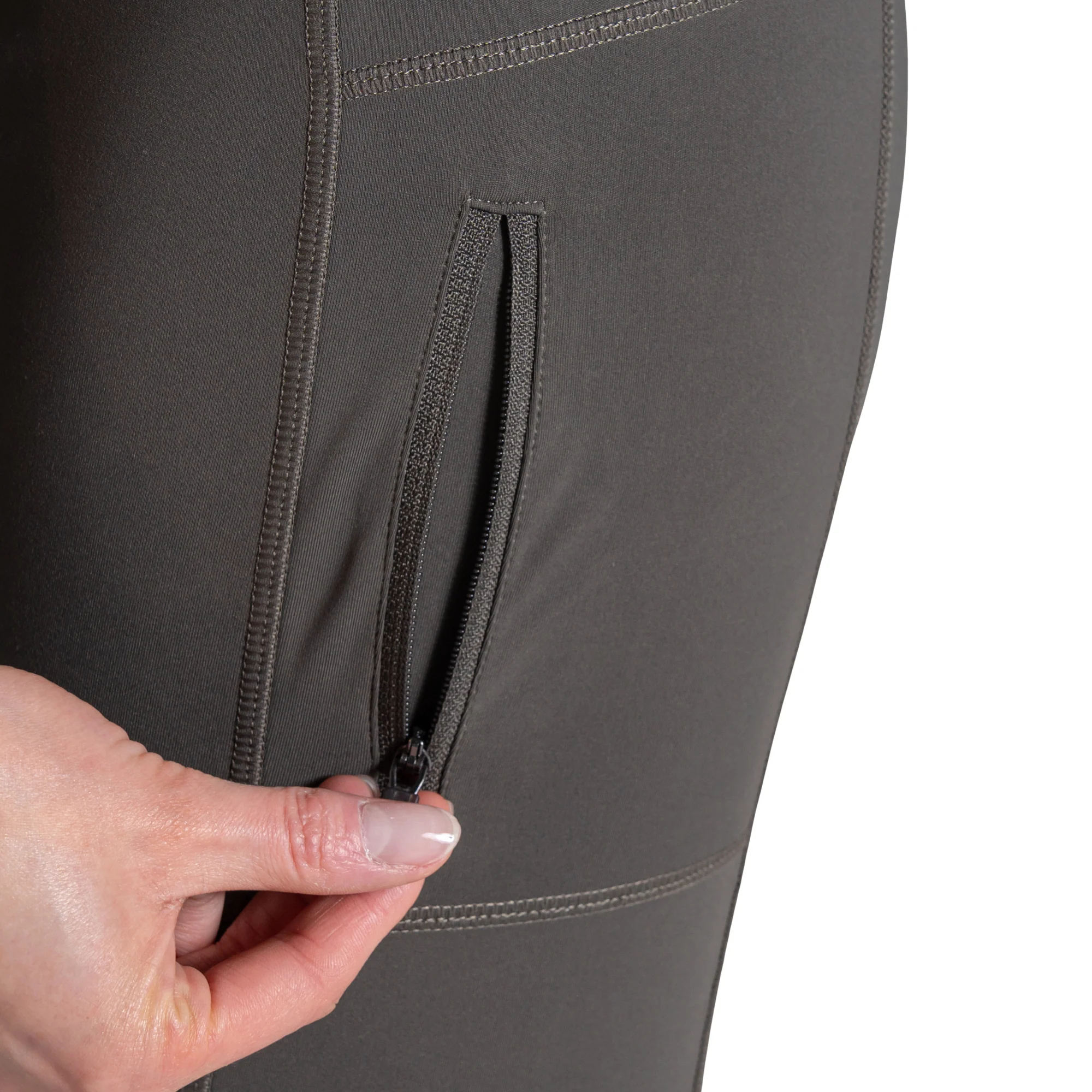 Craghoppers Women's Kiwi Pro UPF50 Leggings (Nori Green) - Image 4