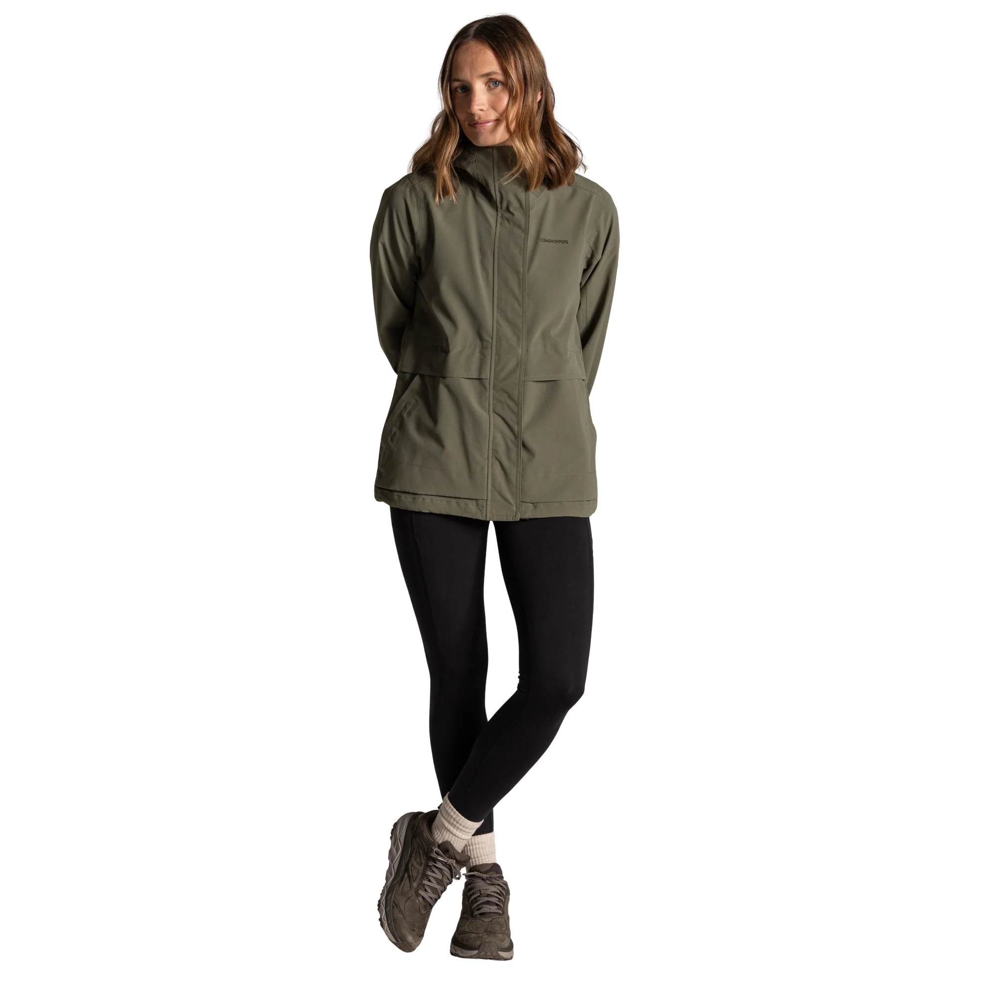 Craghoppers Women's Maryam Waterproof Jacket (Dark Sage) - Image 6
