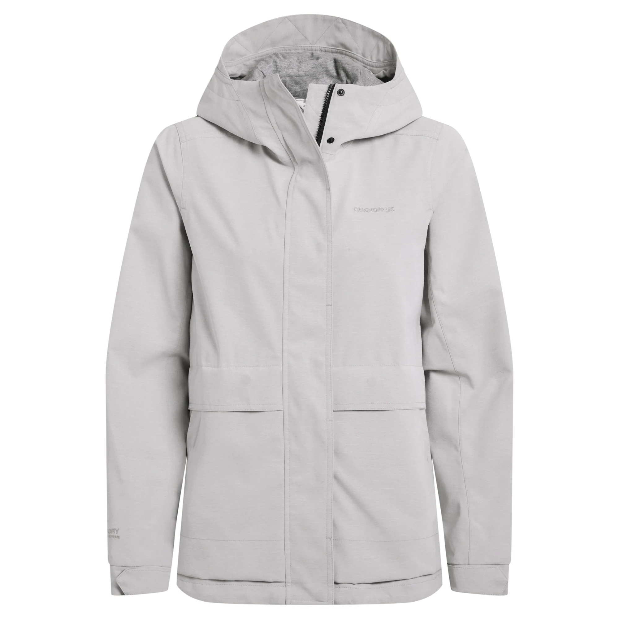 Craghoppers Women's Maryam Waterproof Jacket (Oyster) - Image 11