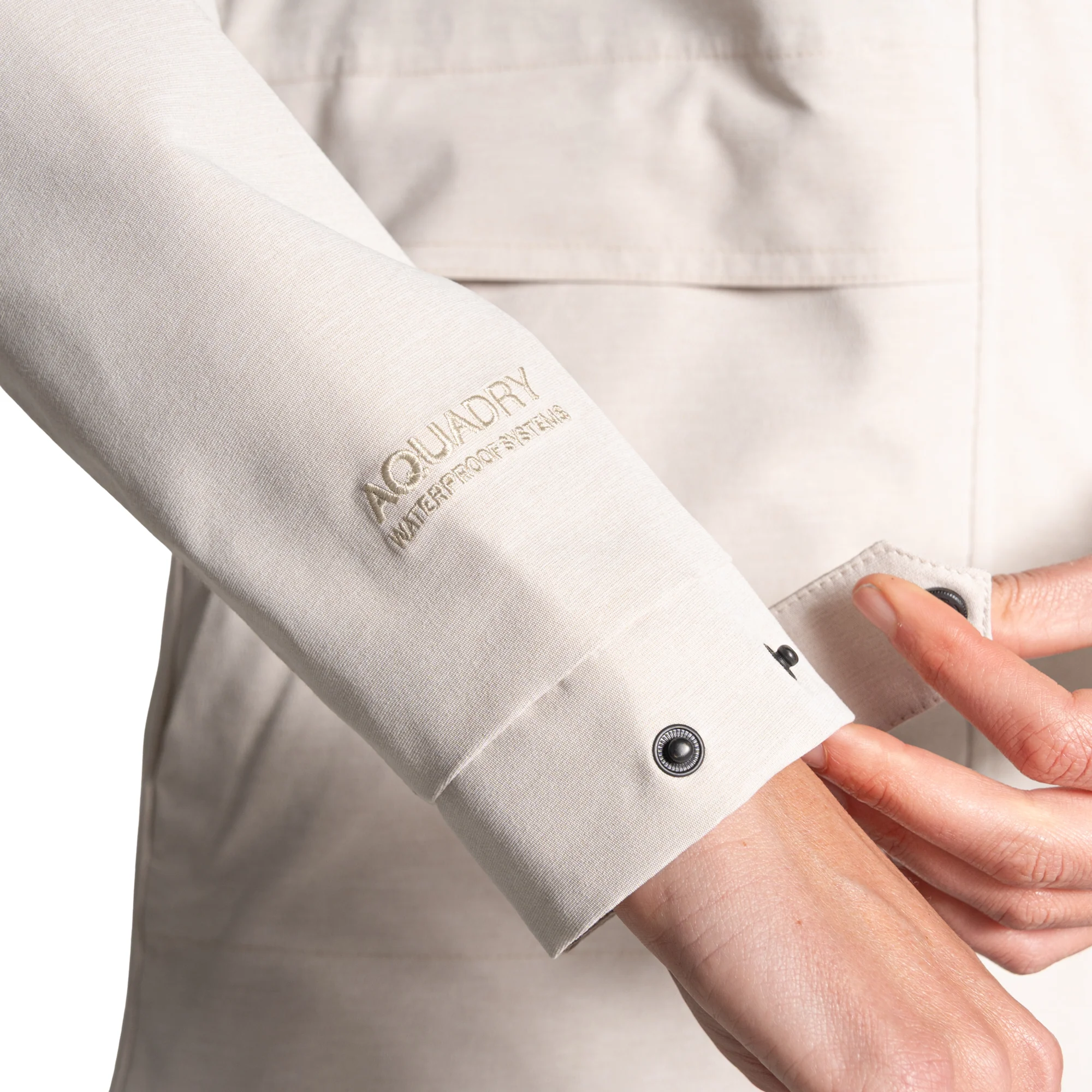 Craghoppers Women's Maryam Waterproof Jacket (Oyster) - Image 7