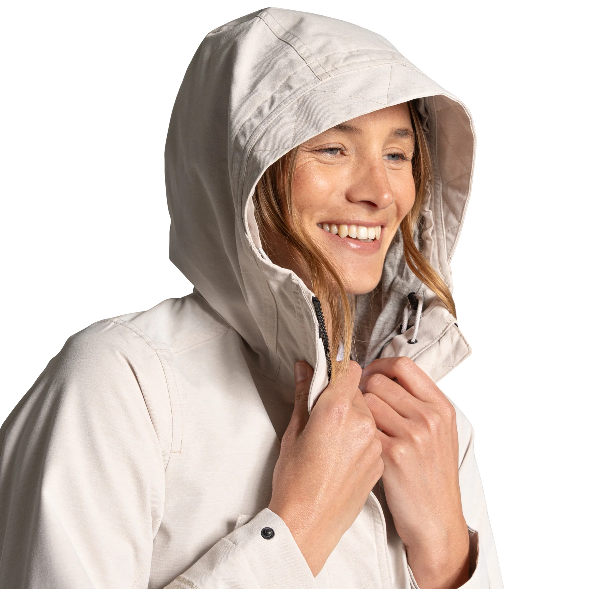 Craghoppers Women's Maryam Waterproof Jacket (Oyster) - Image 8