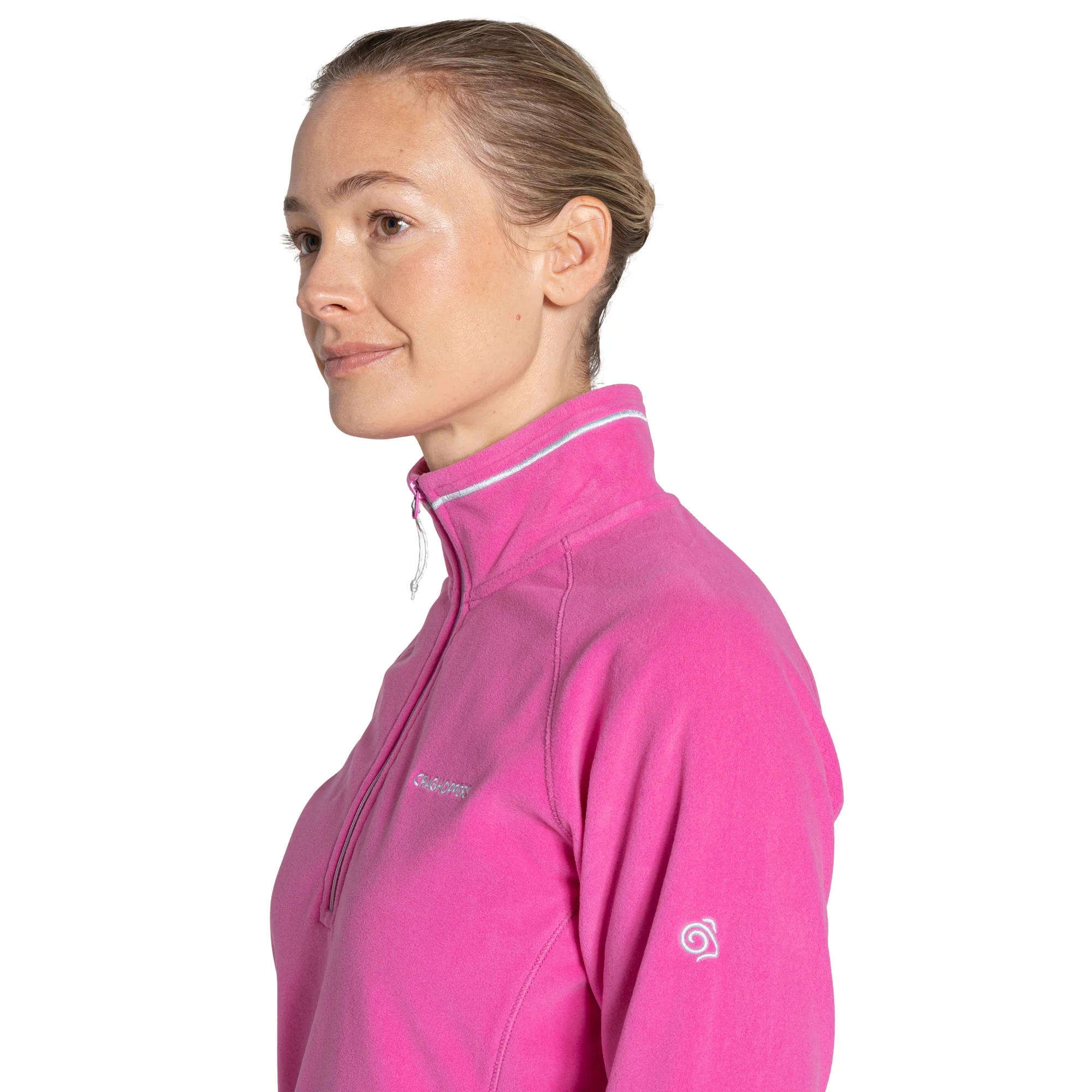 Craghoppers Women's Miska VI Half Zip Fleece Top (Damask Rose) - Image 3