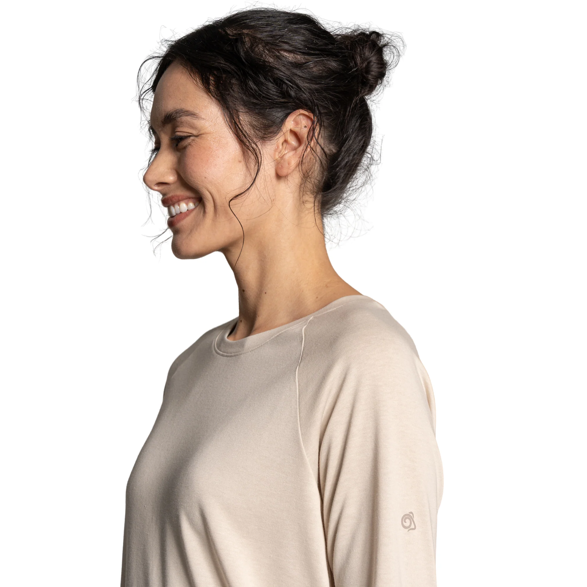 Craghoppers Women's Nosilife Nour Long Sleeve Technical Top (Oyster Marl) - Image 3