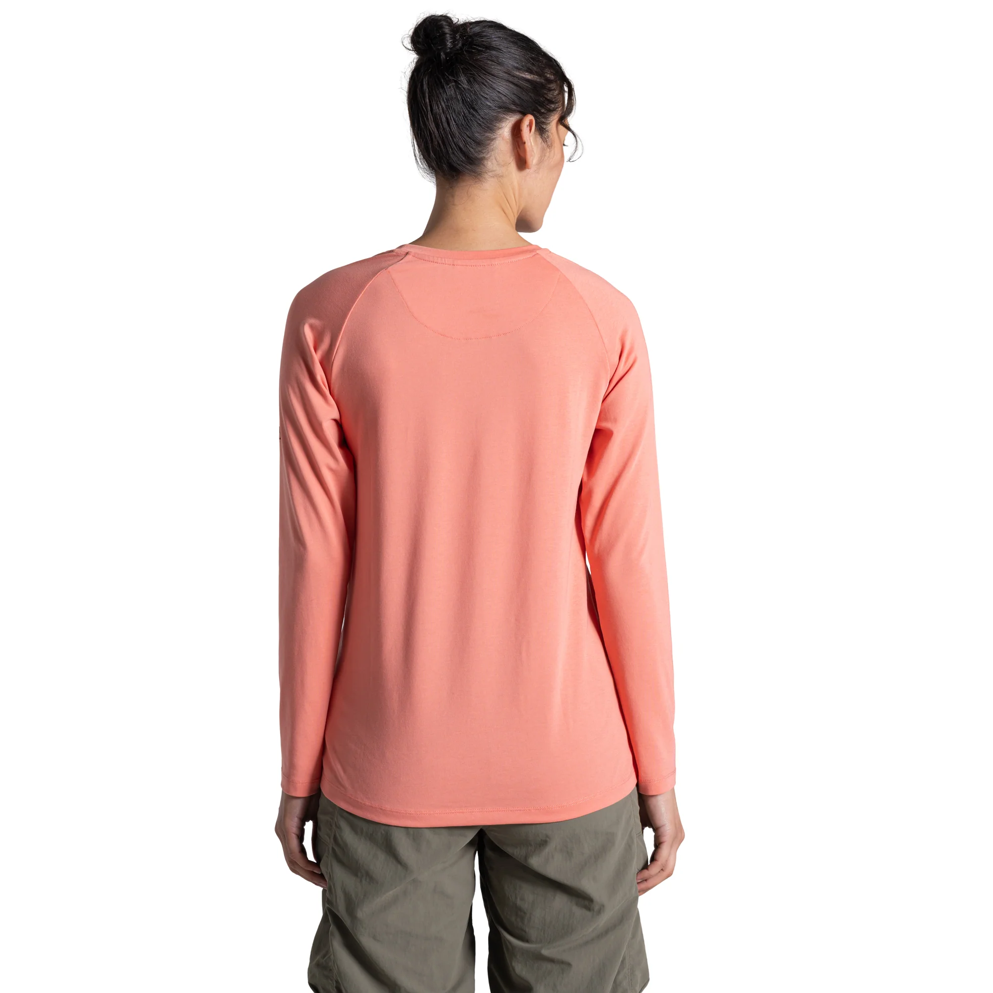Craghoppers Women's Nosilife Nour Long Sleeve Technical Top (Spiced Apricot) - Image 2