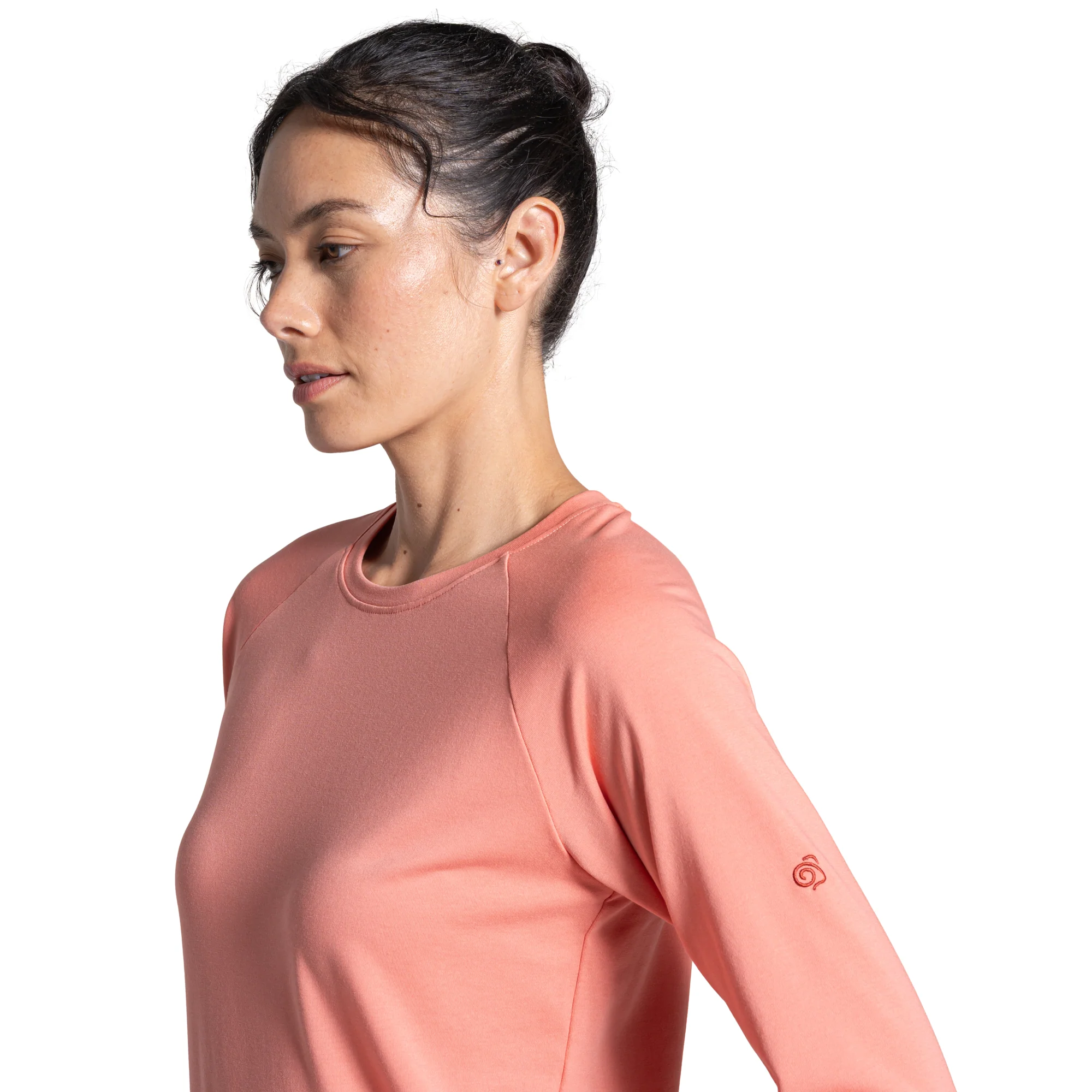 Craghoppers Women's Nosilife Nour Long Sleeve Technical Top (Spiced Apricot) - Image 3
