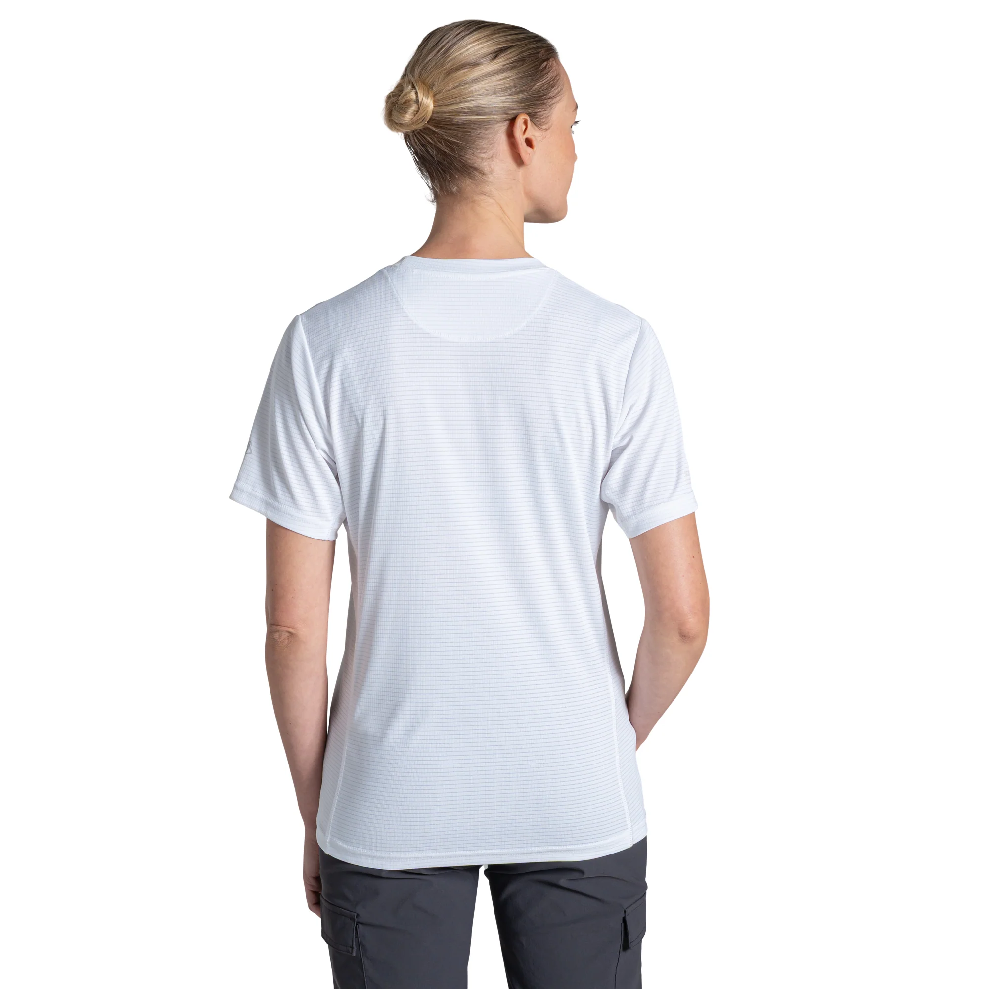 Craghoppers Women's Nosilife SolarShield+ UPF50 Short Sleeve Technical Tee (White) - Image 2