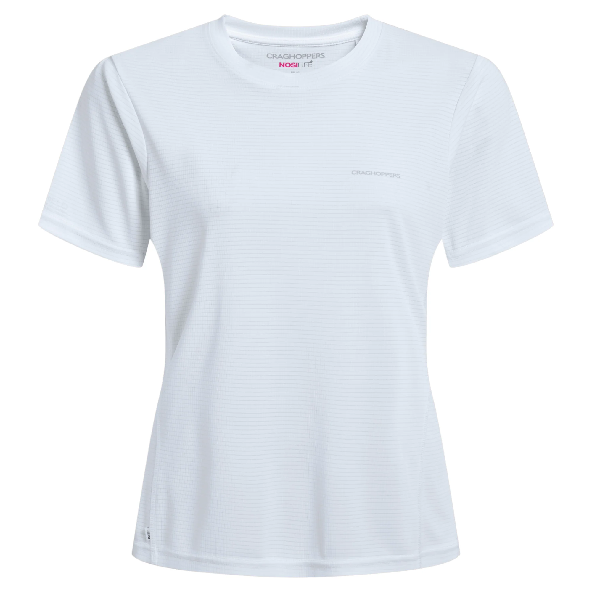 Craghoppers Women's Nosilife SolarShield+ UPF50 Short Sleeve Technical Tee (White) - Image 6