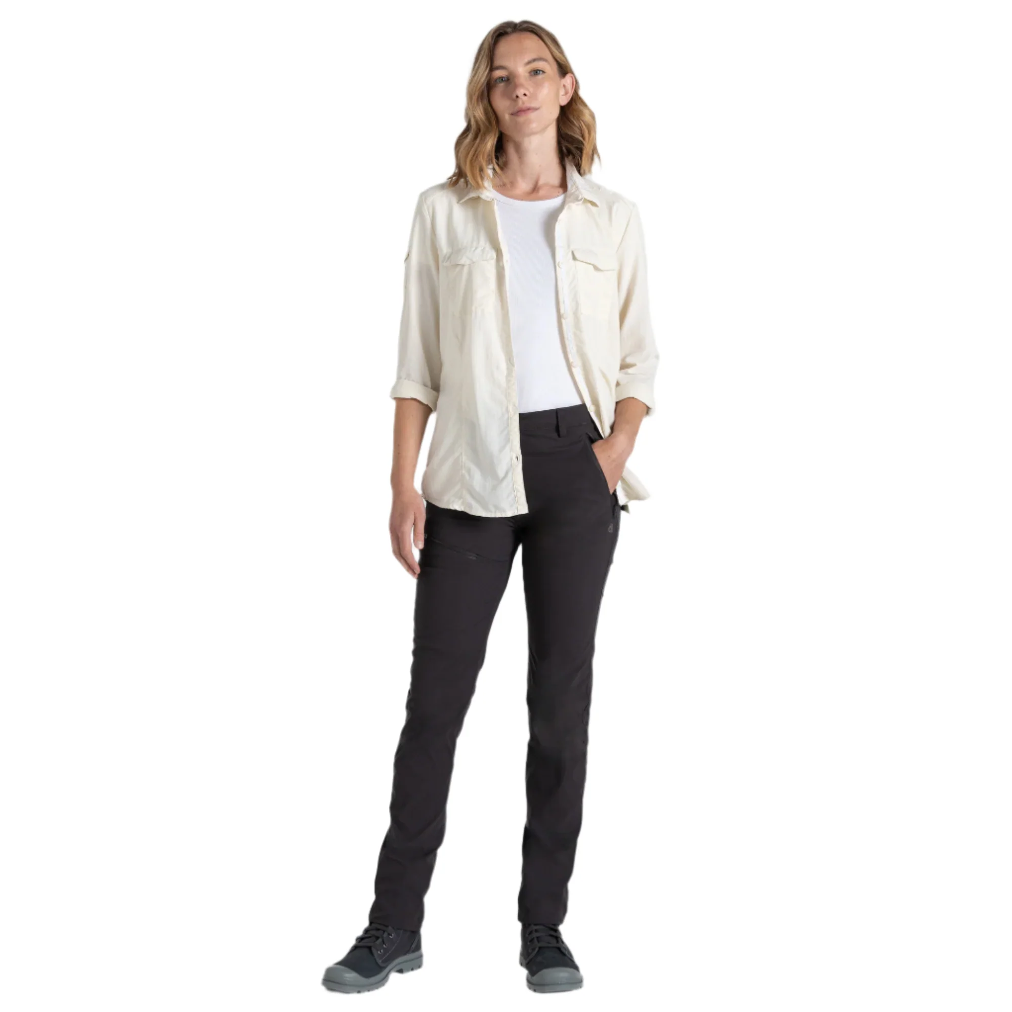 Craghoppers Women's Nosilife Pro III Insect Repellent UPF50 Trousers (Charcoal) - Image 4