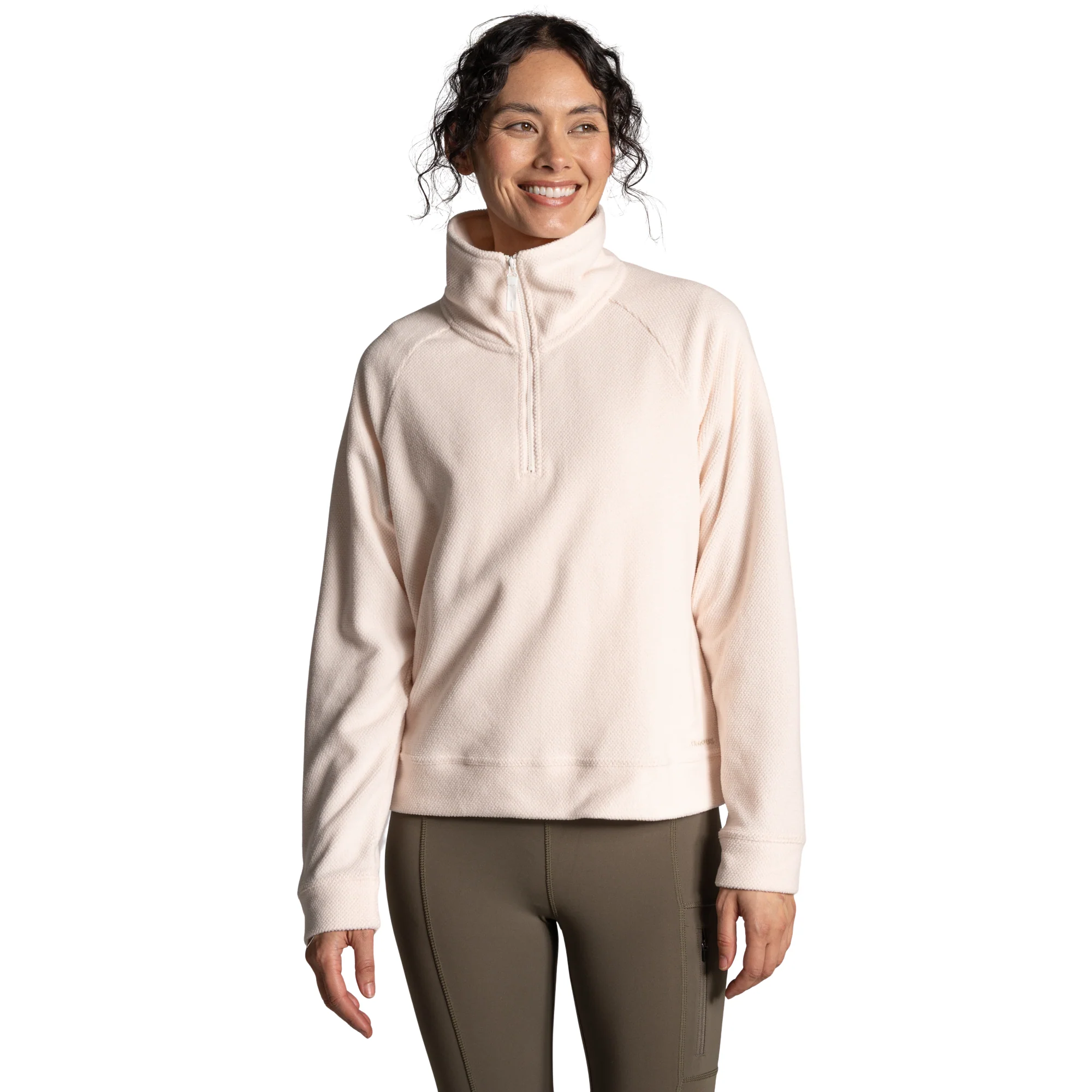 Craghoppers Women's Raja Half Zip Fleece Top (Sugared Almond)