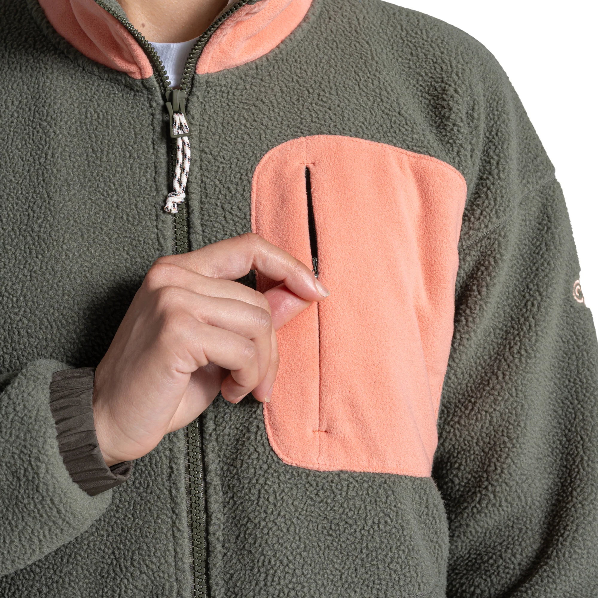 Craghoppers Women's Sanaa Full Zip Fleece (Dark Sage) - Image 4