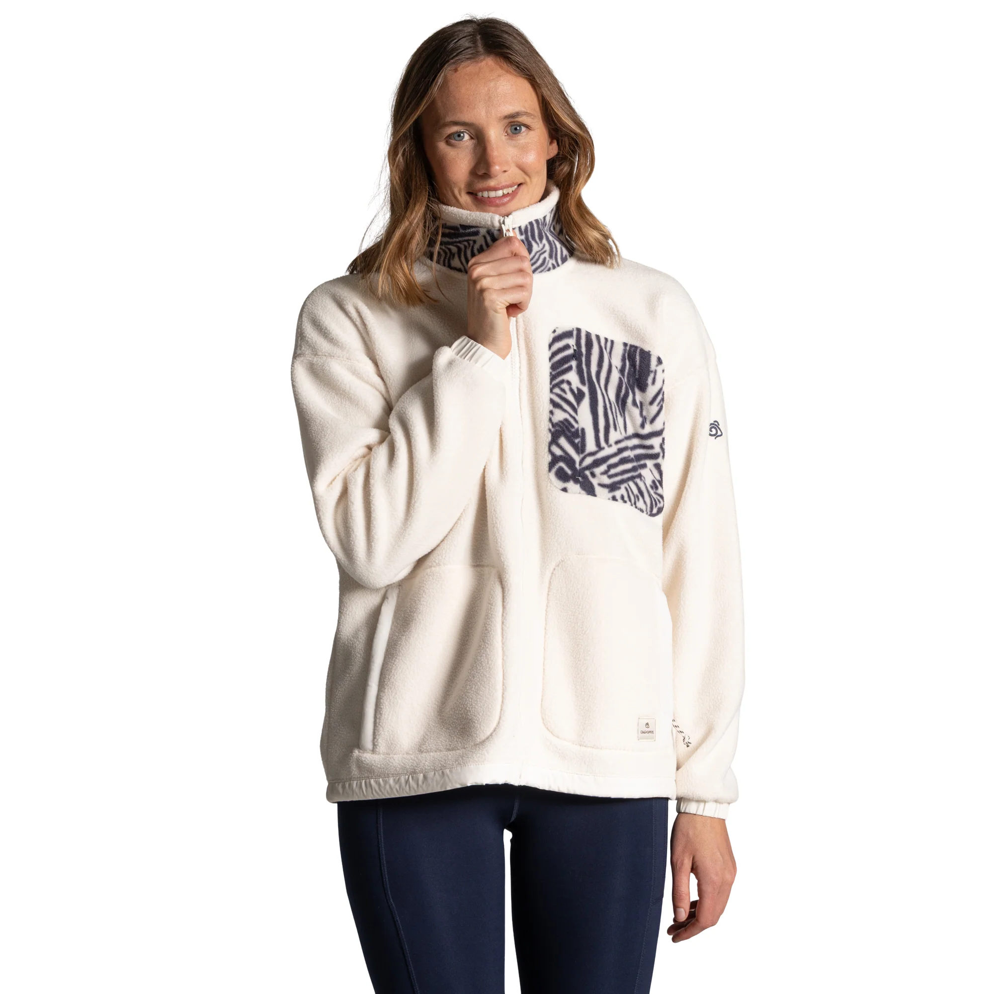 Craghoppers Women's Sanaa Full Zip Fleece (Ecru)