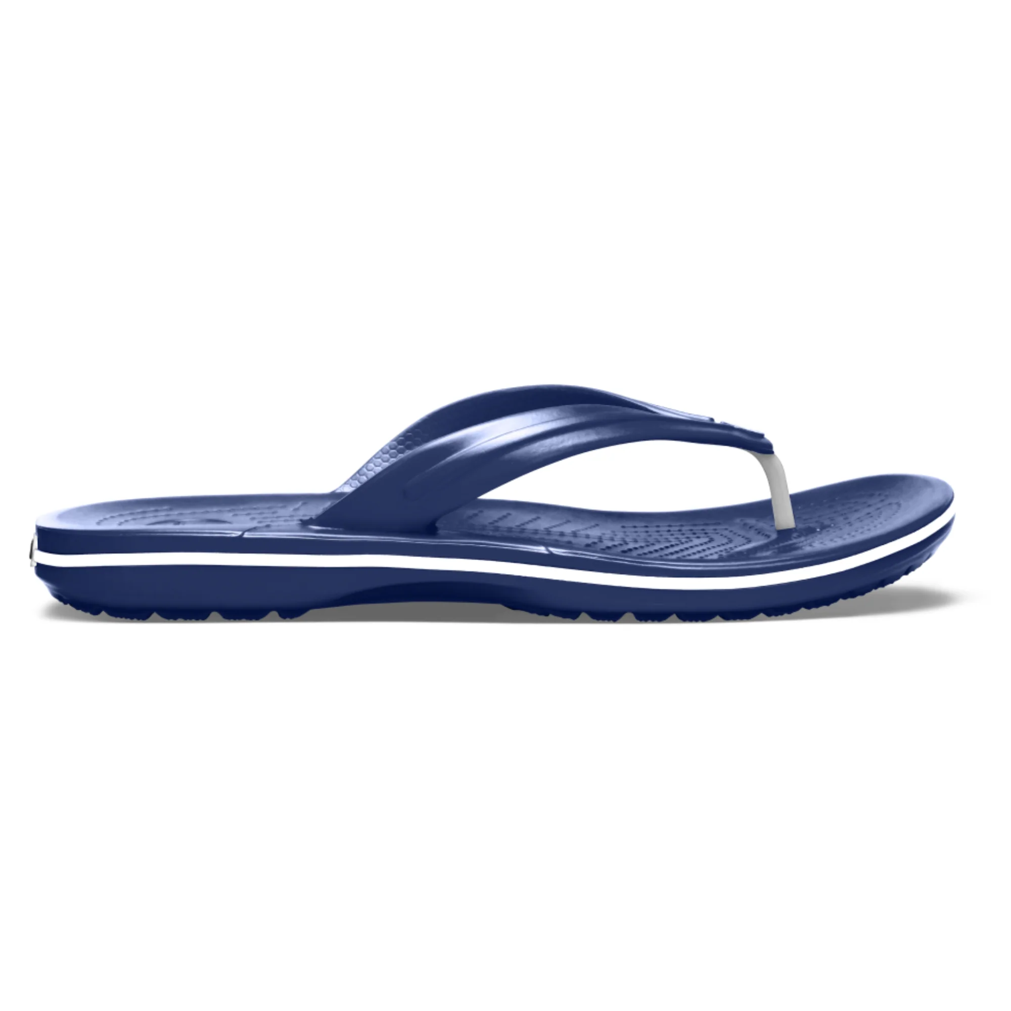 Crocs Unisex Crocband Flip Flops (Navy)