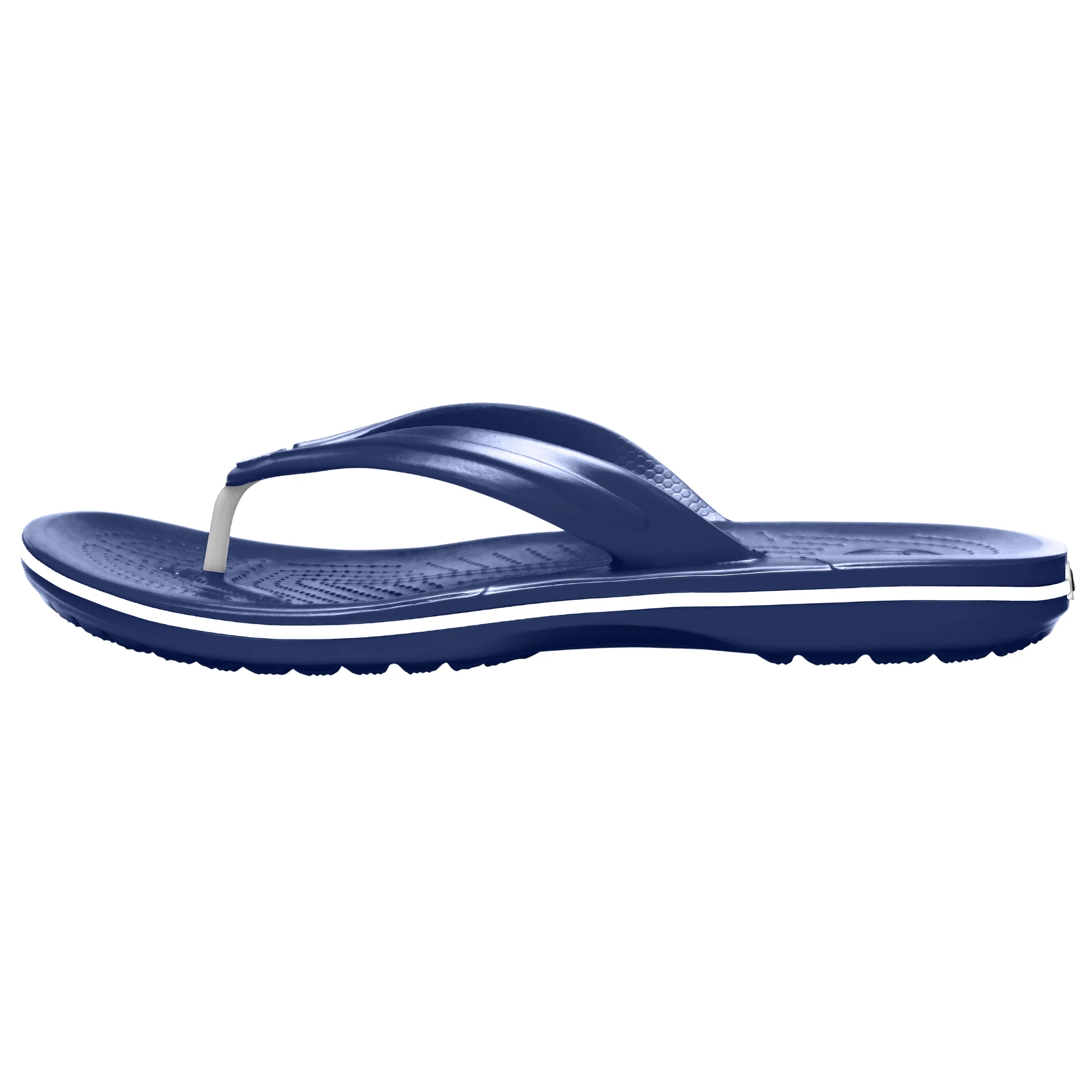 Crocs Unisex Crocband Flip Flops (Navy) - Image 2