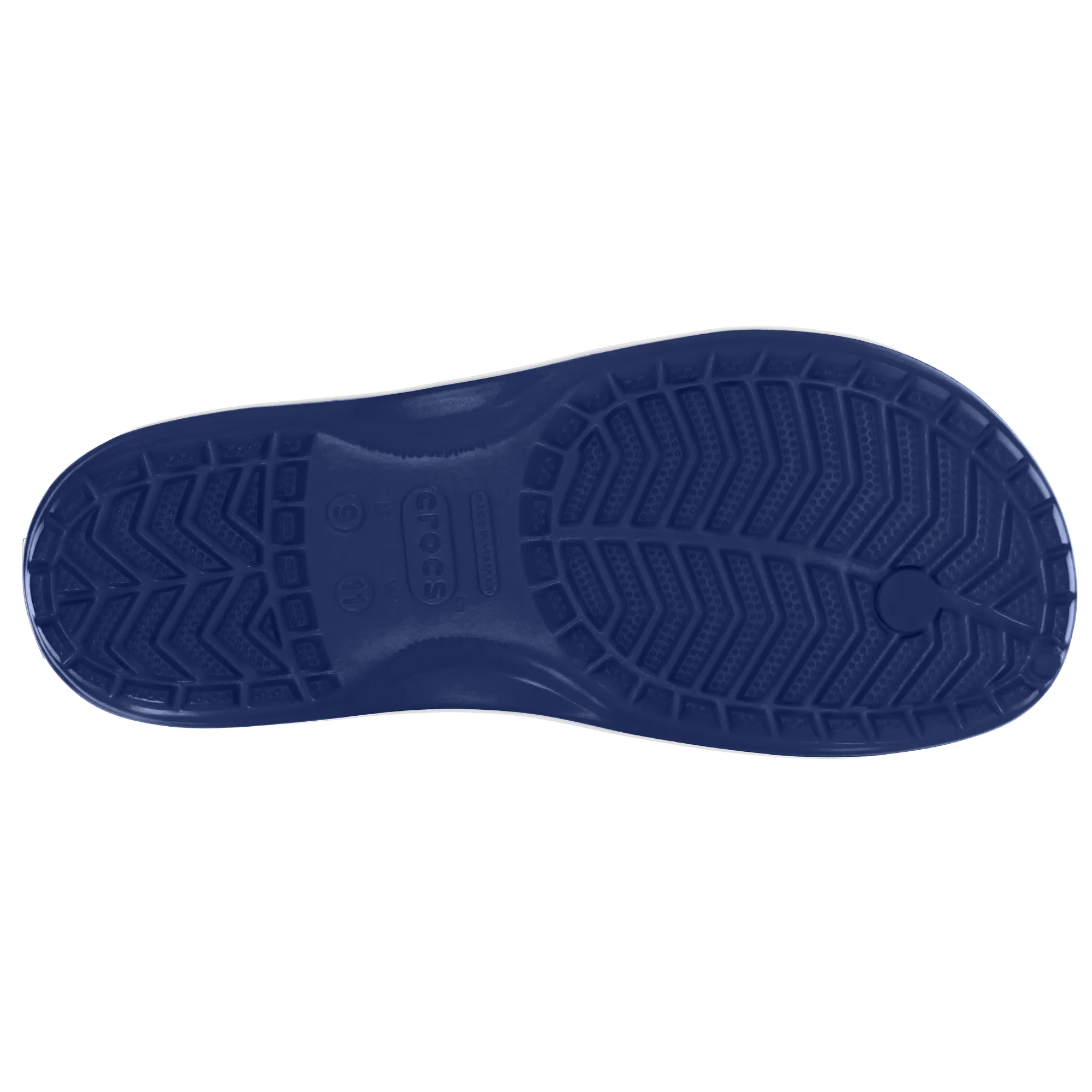 Crocs Unisex Crocband Flip Flops (Navy) - Image 3