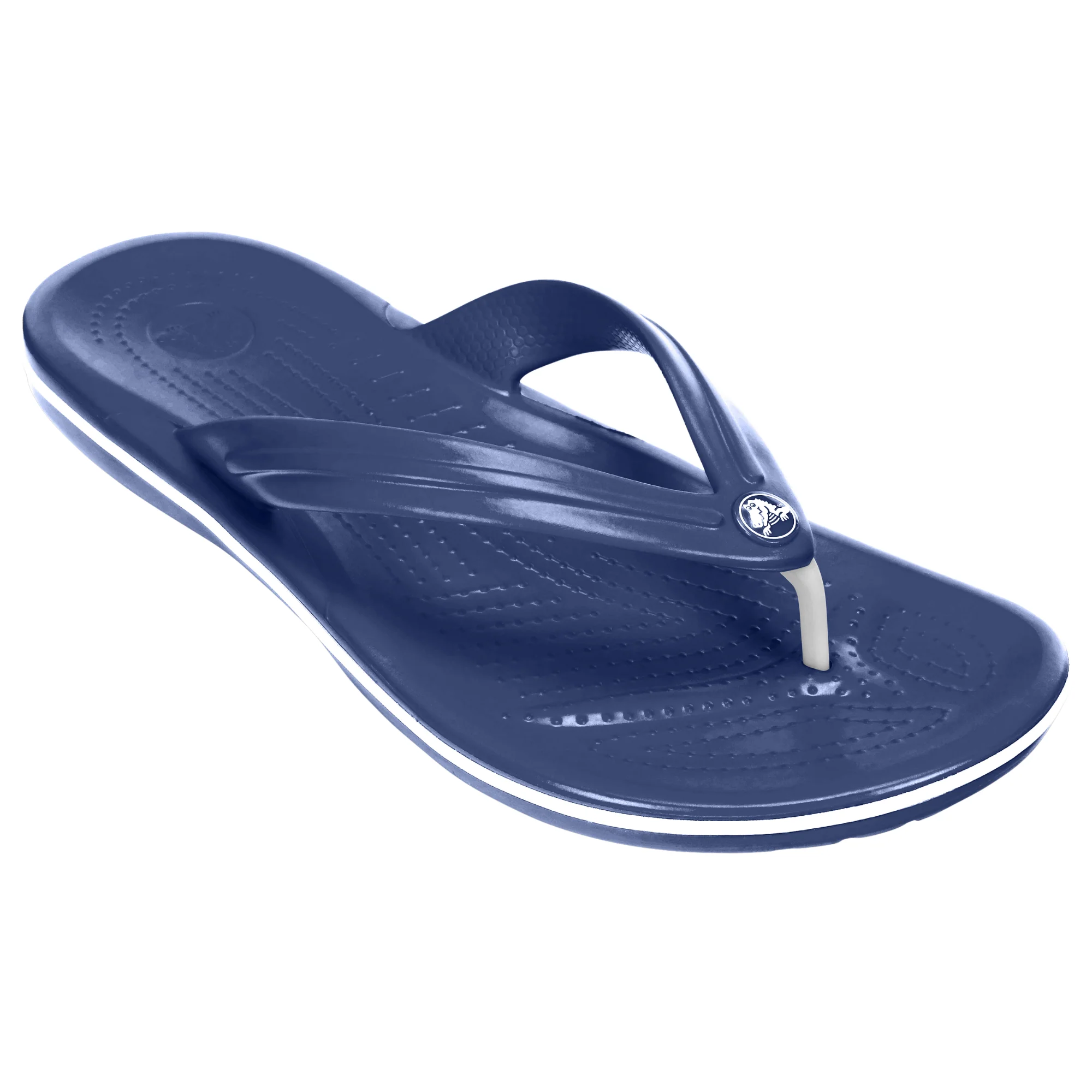 Crocs Unisex Crocband Flip Flops (Navy) - Image 4