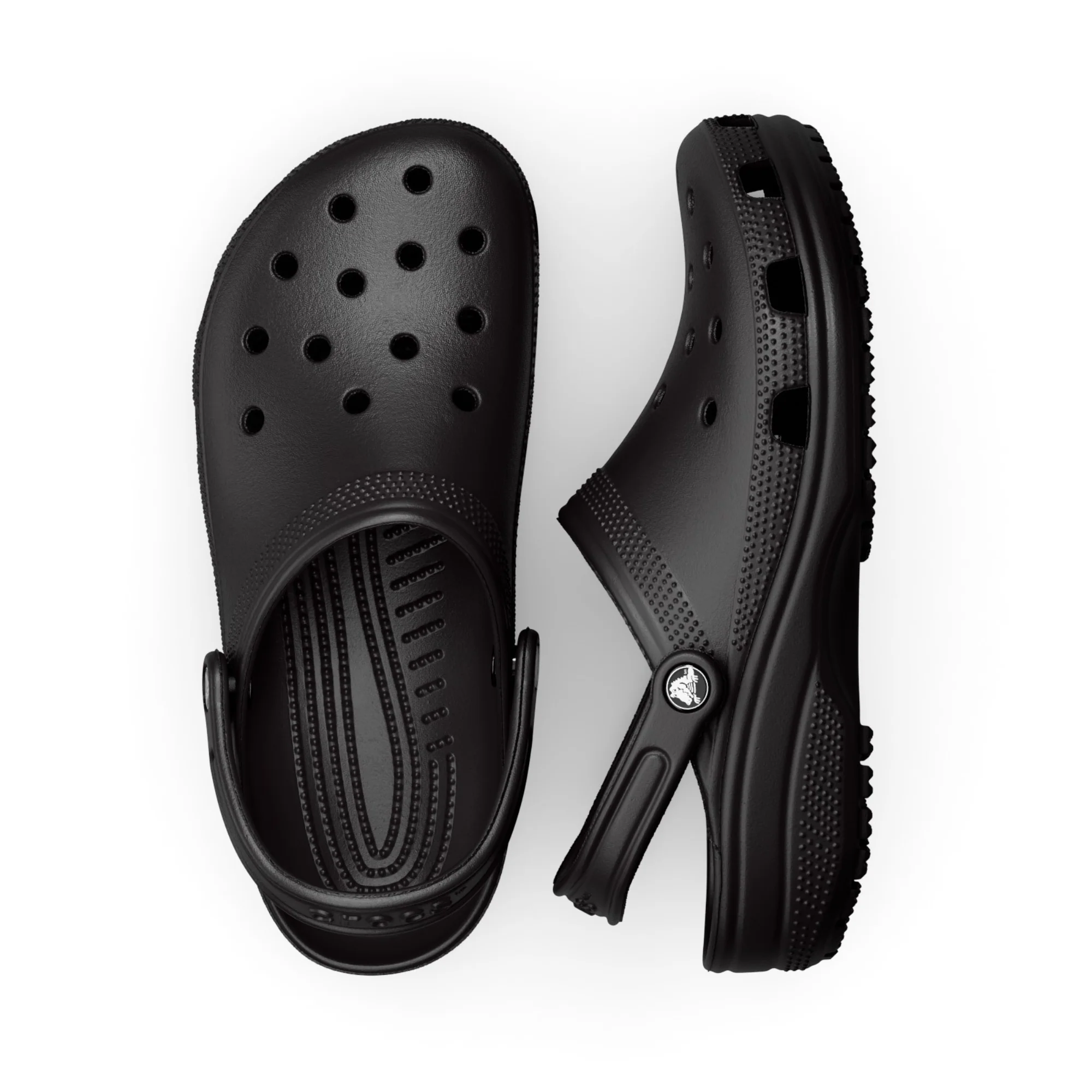 Crocs Unisex Classic Clogs (Black) - Image 5
