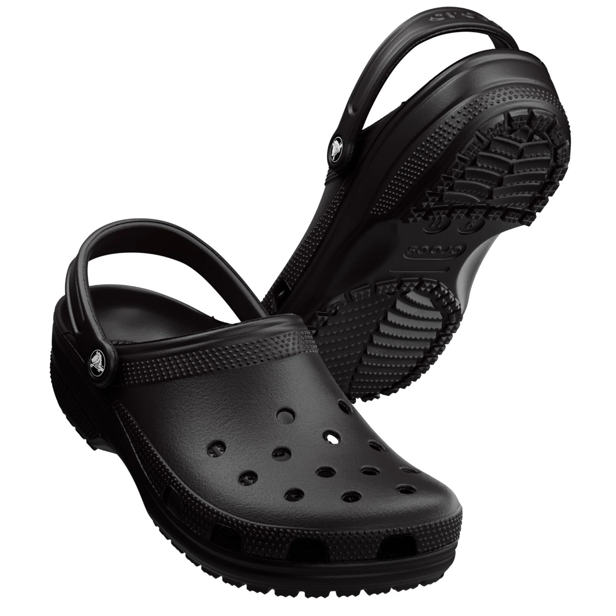Crocs Unisex Classic Clogs (Black) - Image 9