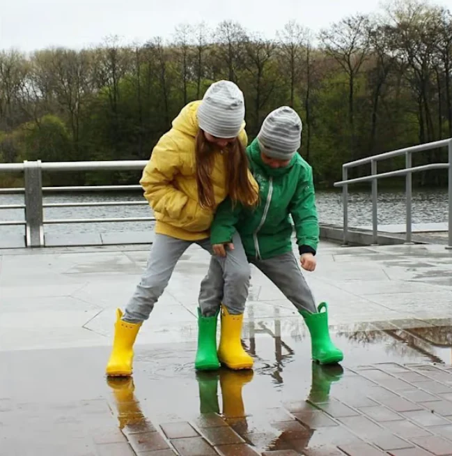 Crocs Junior Handle It Rain Wellies (Yellow)(Sizes C11-J6) - Image 12
