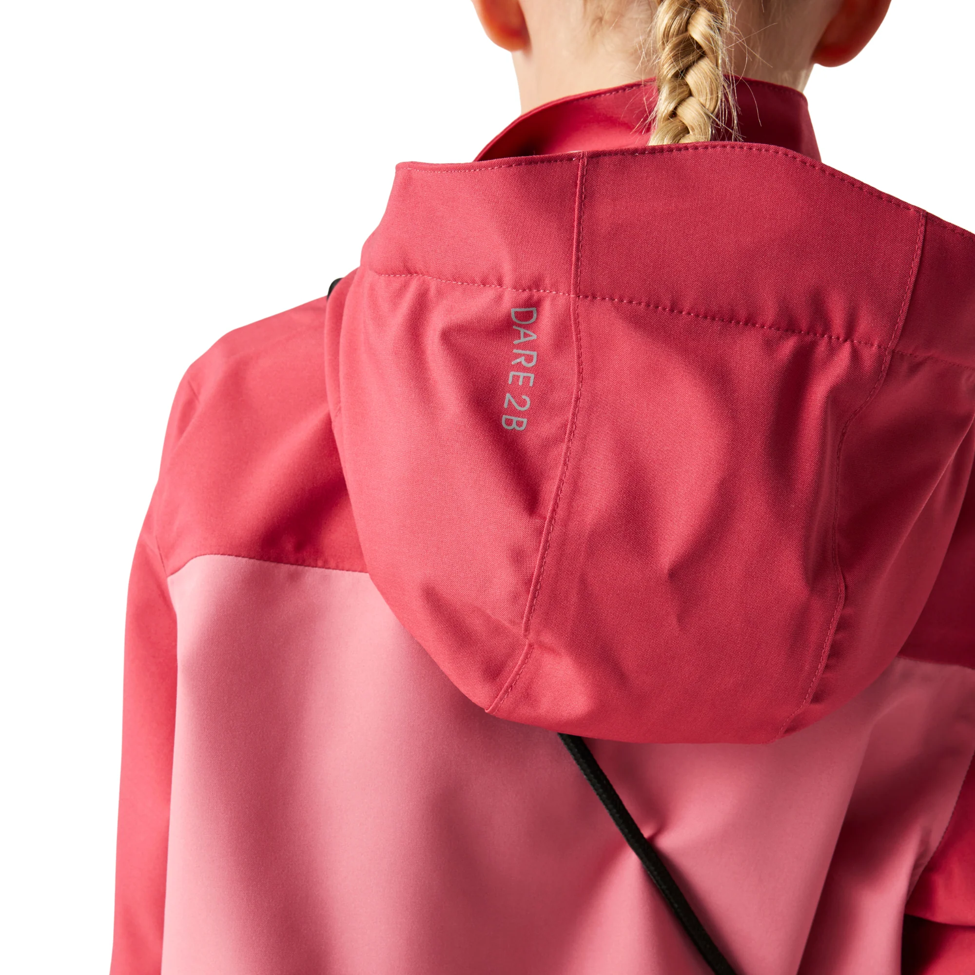 Dare 2B Kids Explore III Waterproof Jacket (Rapture Red/Deep Claret) - Image 3
