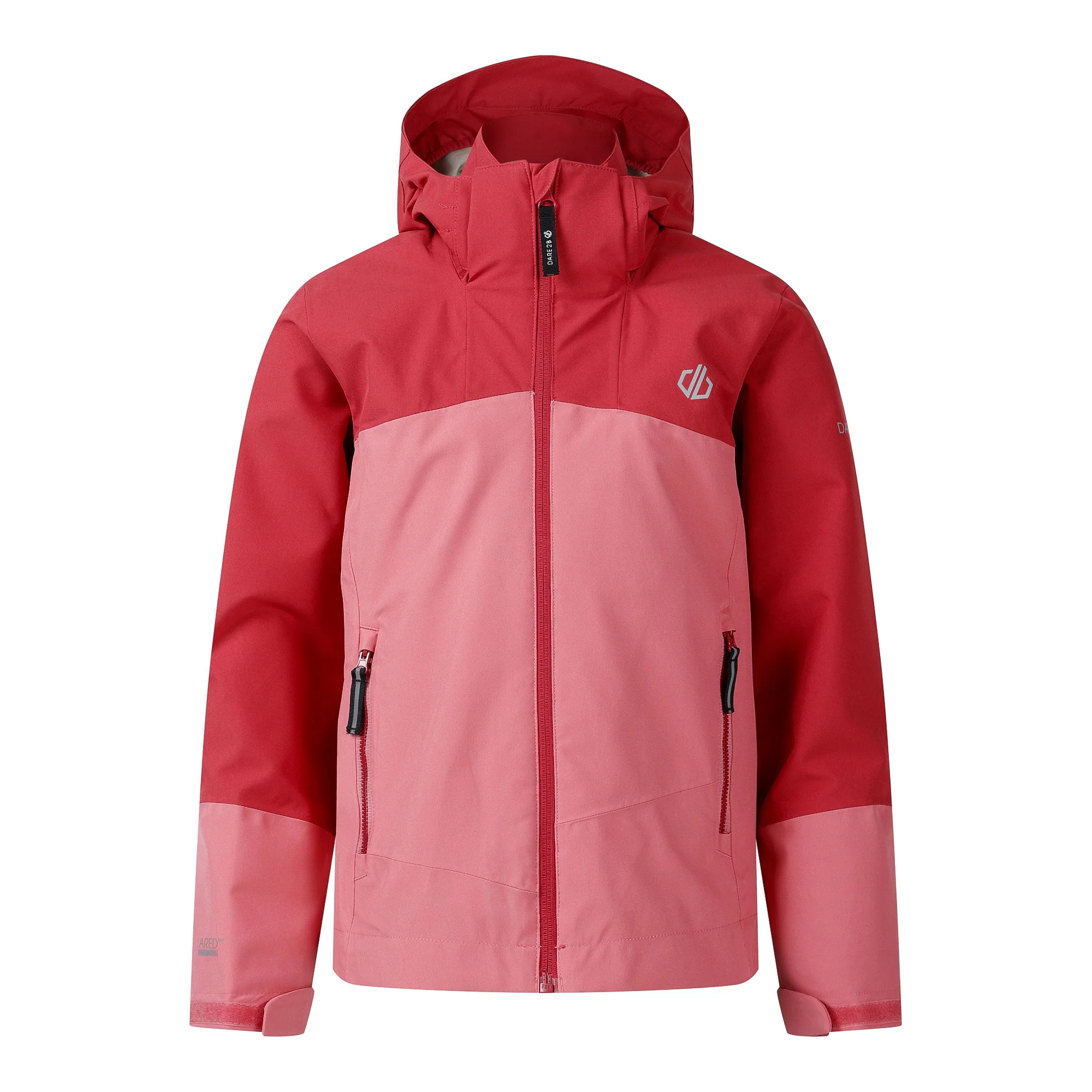 Dare 2B Kids Explore III Waterproof Jacket (Rapture Red/Deep Claret) - Image 7